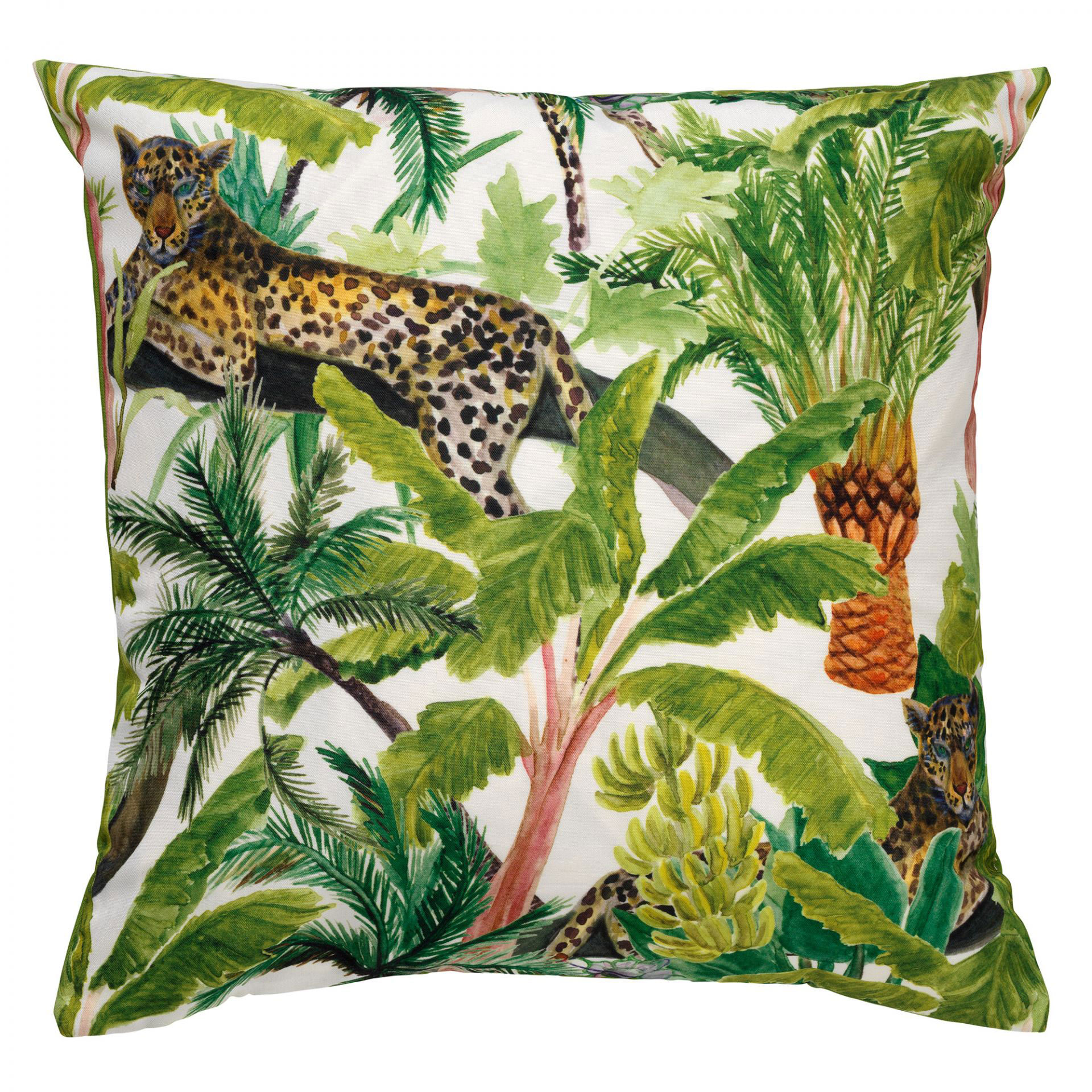 SAMBUCO - Outdoor Sierkussen 45x45 cm - waterafstotend en uv-bestendig - Peridot - groen
