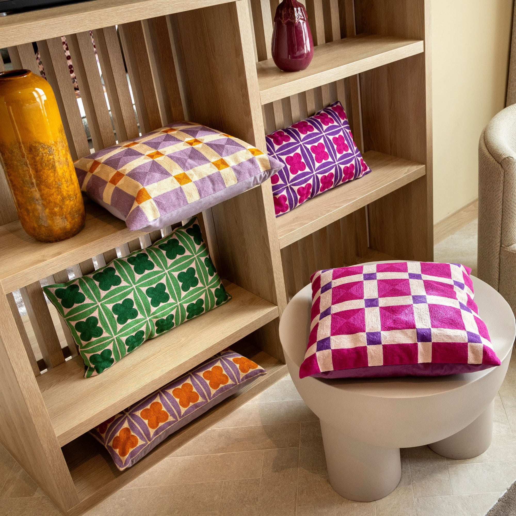 CLOVER - Coussin 30x50 cm - Deep Lavender - Violet