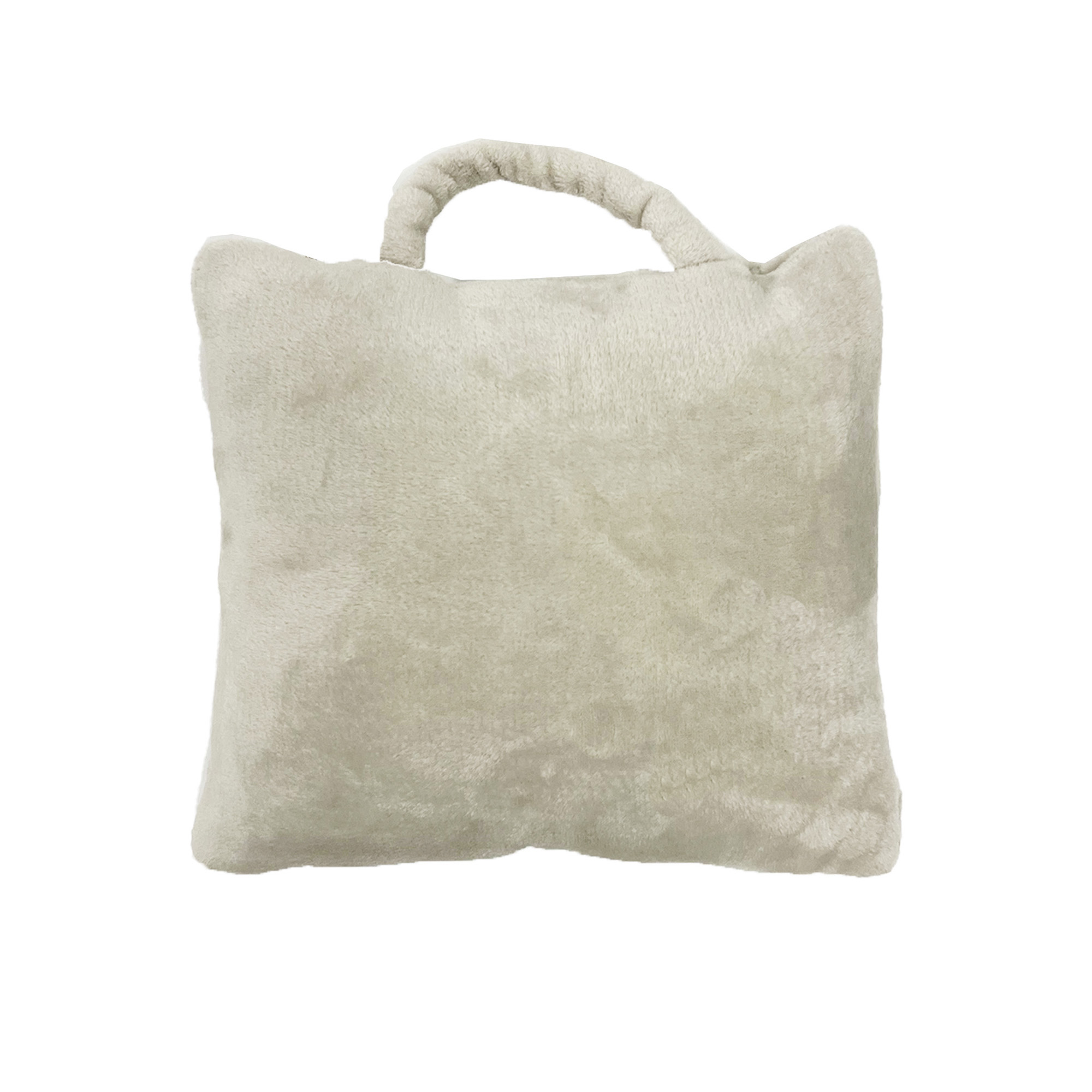 TESSA - Plaid to Go - 130x150 cm - Pumice Stone - ideal for traveling - folds into handy bag