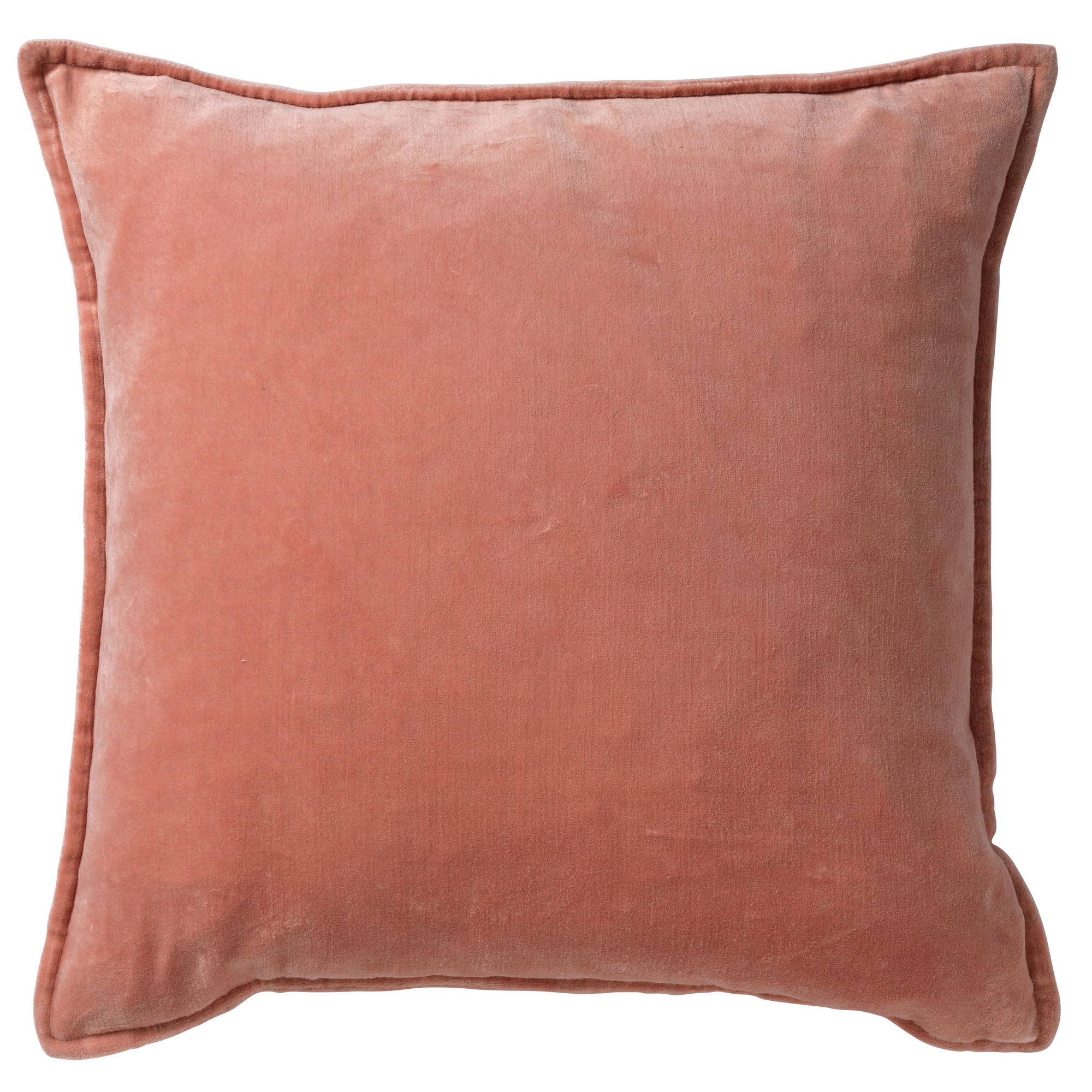 Cushion Caith 50x50 cm | Cotton velvet | Muted Clay