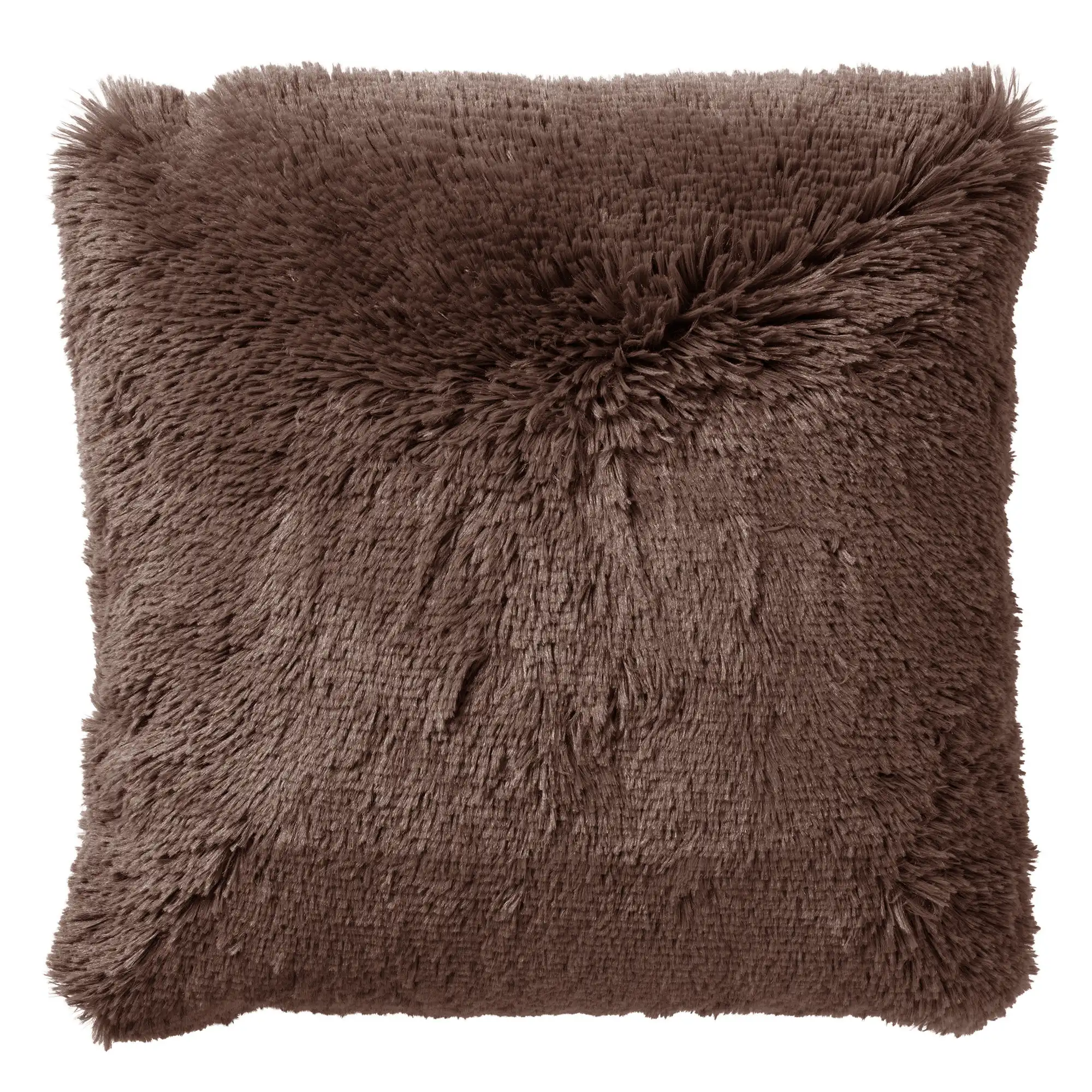 FLUFFY - Sierkussen 45x45 cm - Chocolate Martini