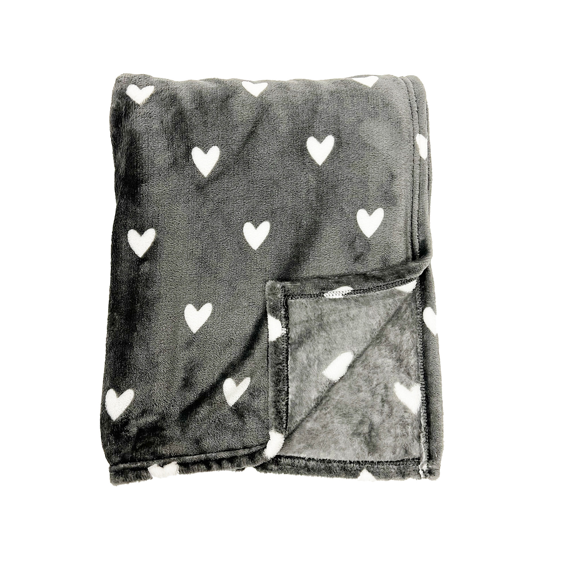 HARTJES - Plaid 140x180 cm - Charcoal Gray - Anthracite