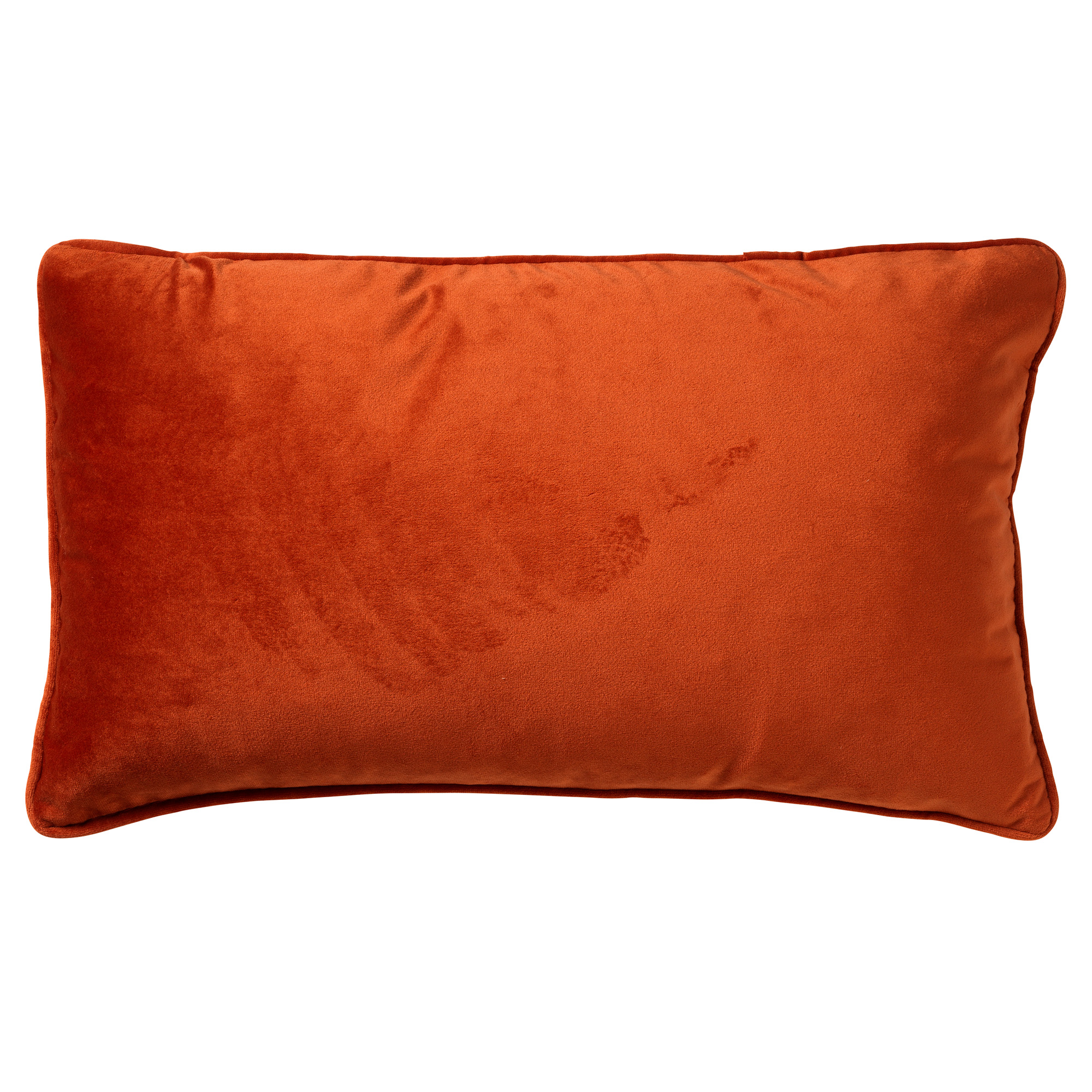 FINN - Kussenhoes velvet 30x50 cm - Potters Clay - oranje