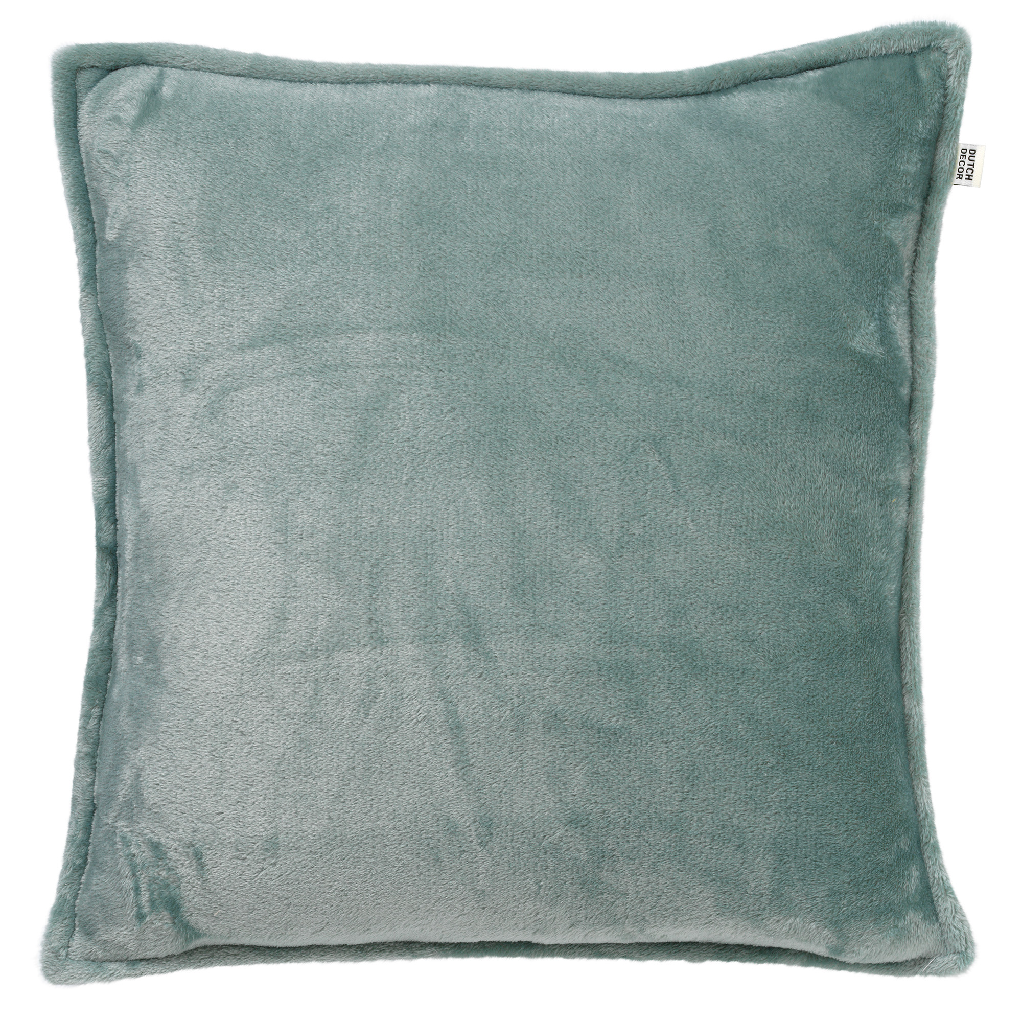 CILLY - Kussenhoes fleece 45x45 cm - Jadeite - lichtgroen