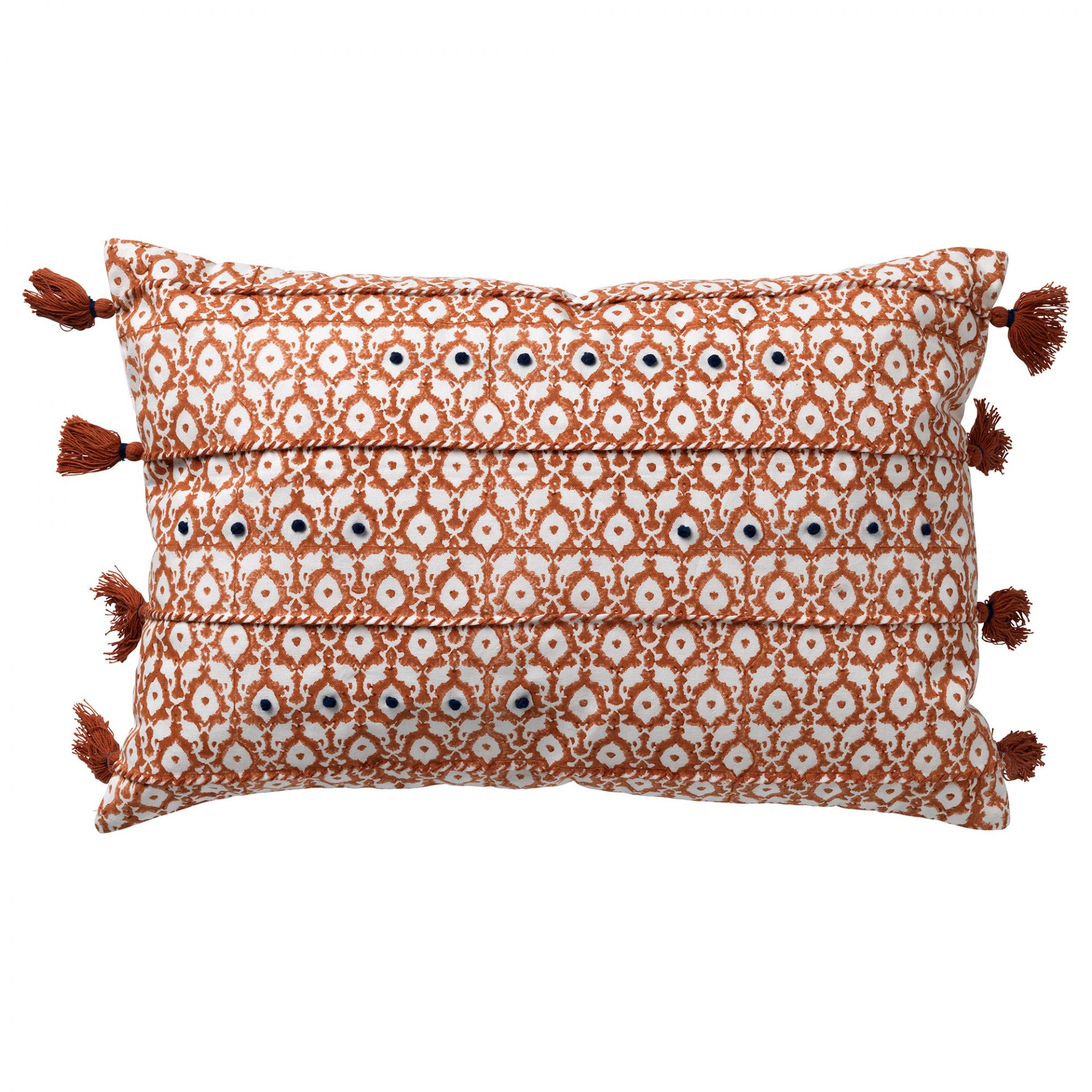 TEQUILA - Housse de Coussin en coton 40x60 cm Potters Clay - orange