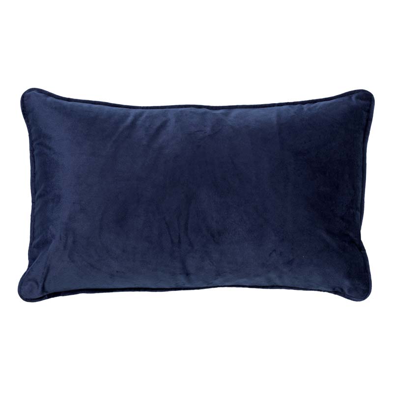 KISSENSET - 4-teilig - 45x45 cm und 30x50 cm - Blau, Schwarz, Grau