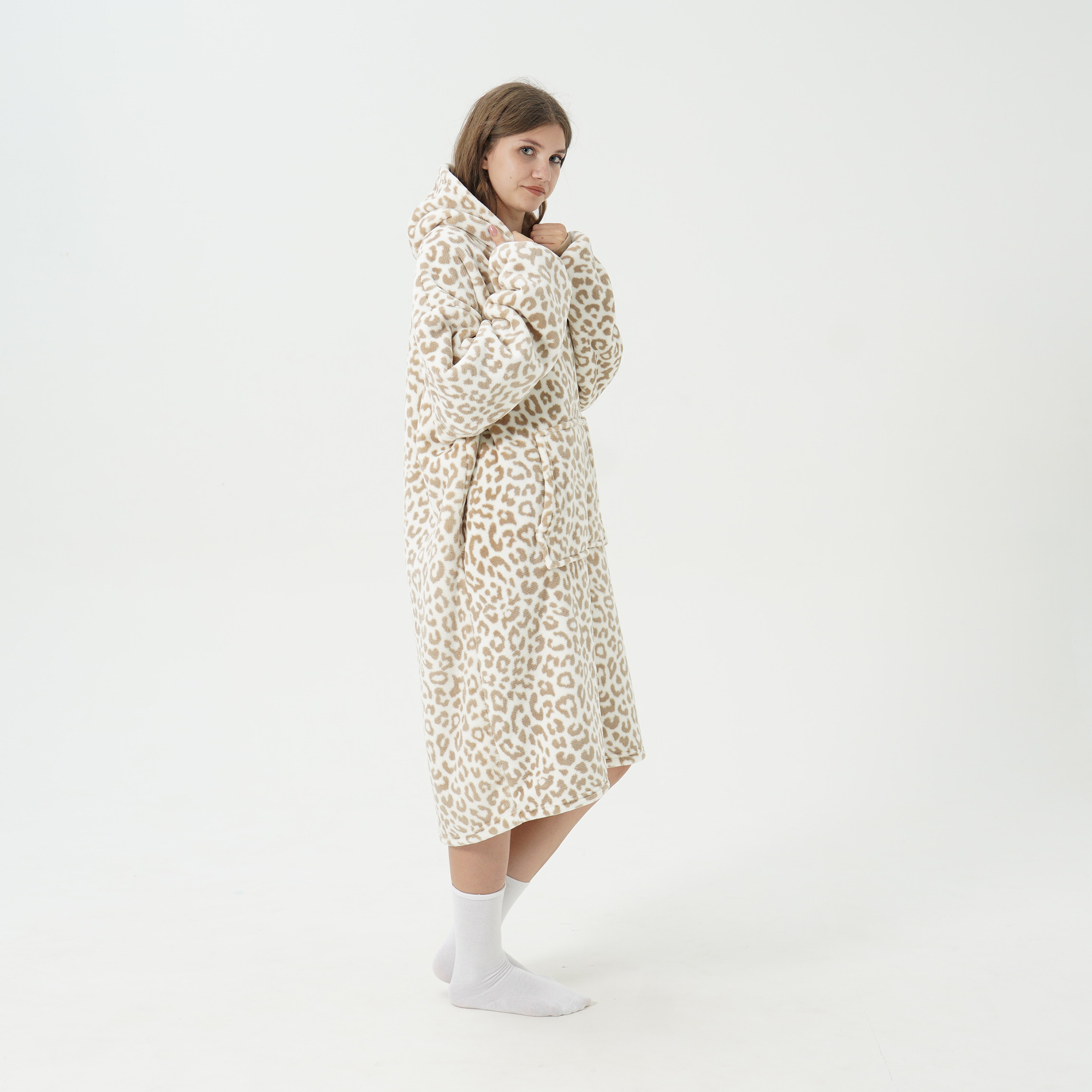 SHERONE - Oversized Hoodie - 70x110 cm - Pumice Stone - beige