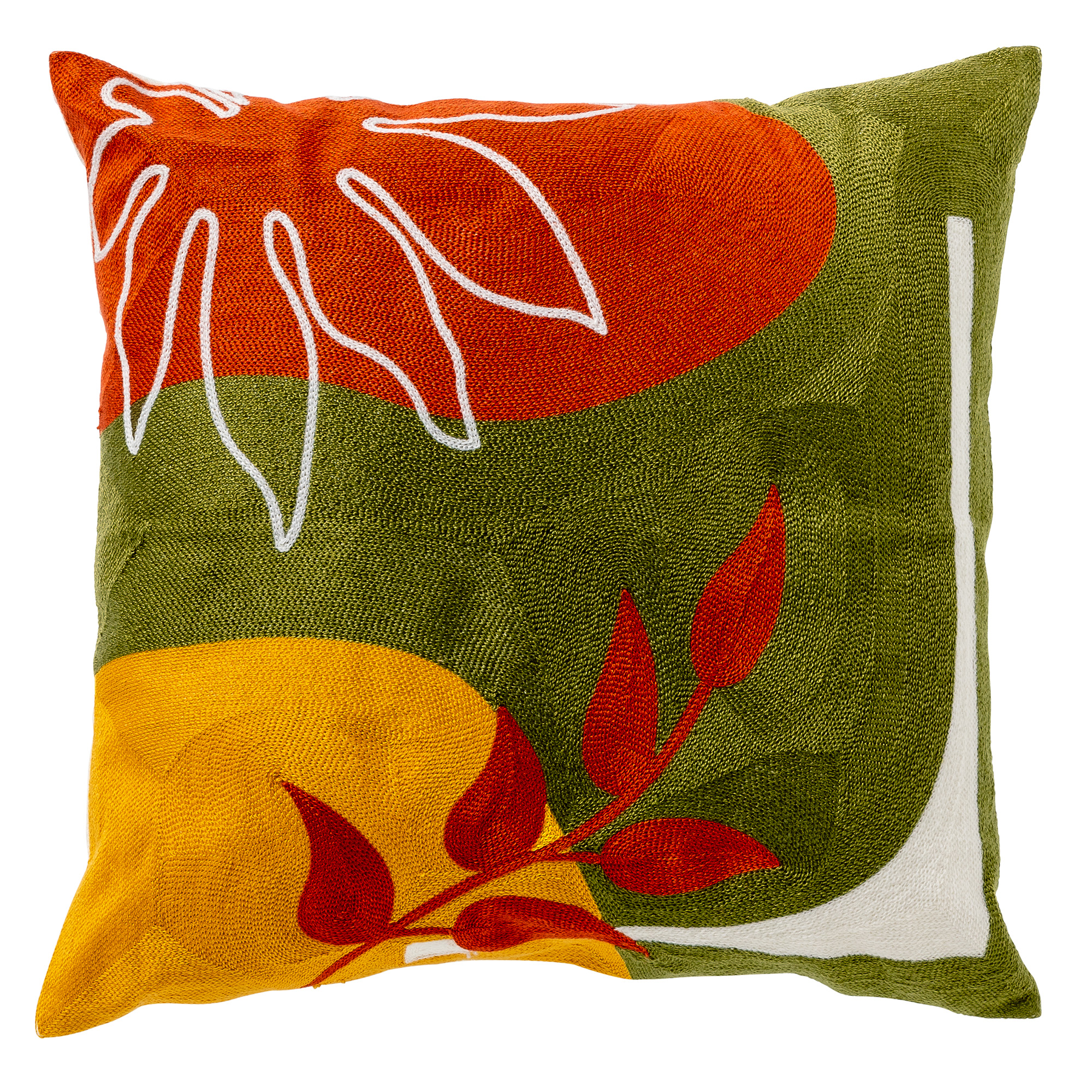 IVAN - Cushion 45x45 cm Olive Branch - green