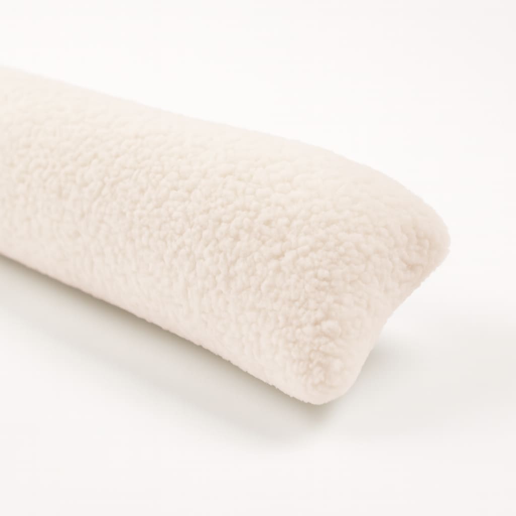 TEDDY - Draught excluder 90x12 cm - Tofu - Beige 