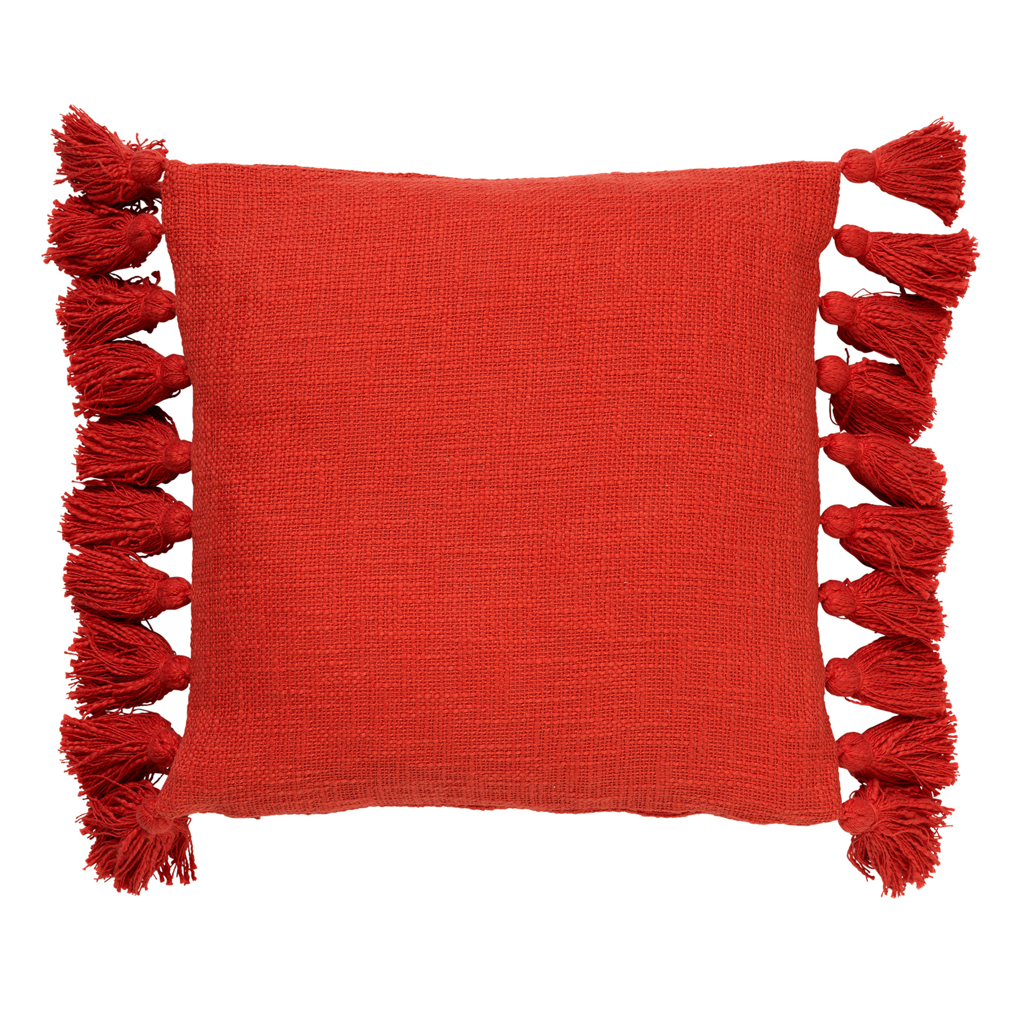 RUBY - Coussin en coton Aurora Red 45x45 cm 