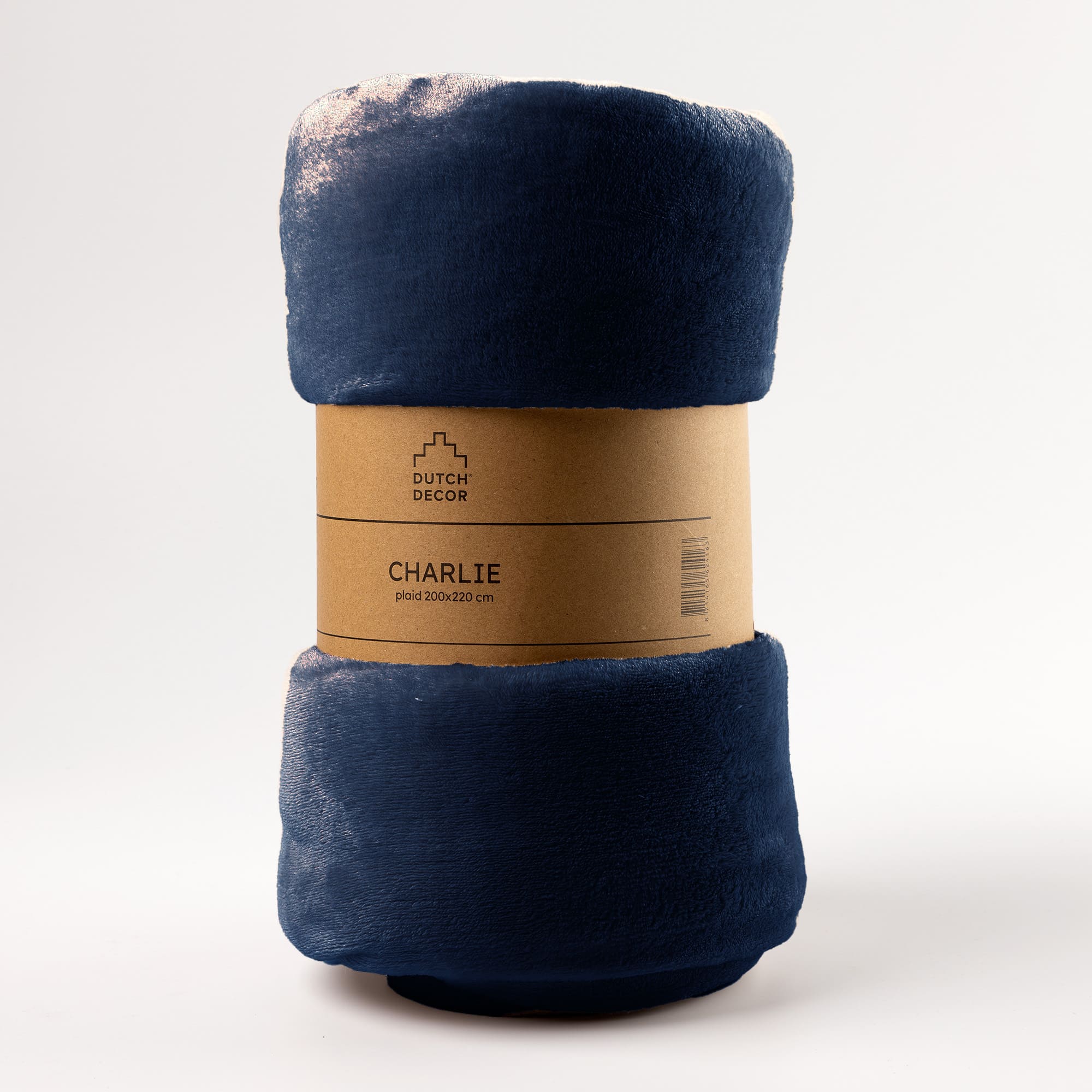 CHARLIE - Plaid 200x220 cm Insignia Blue - blue