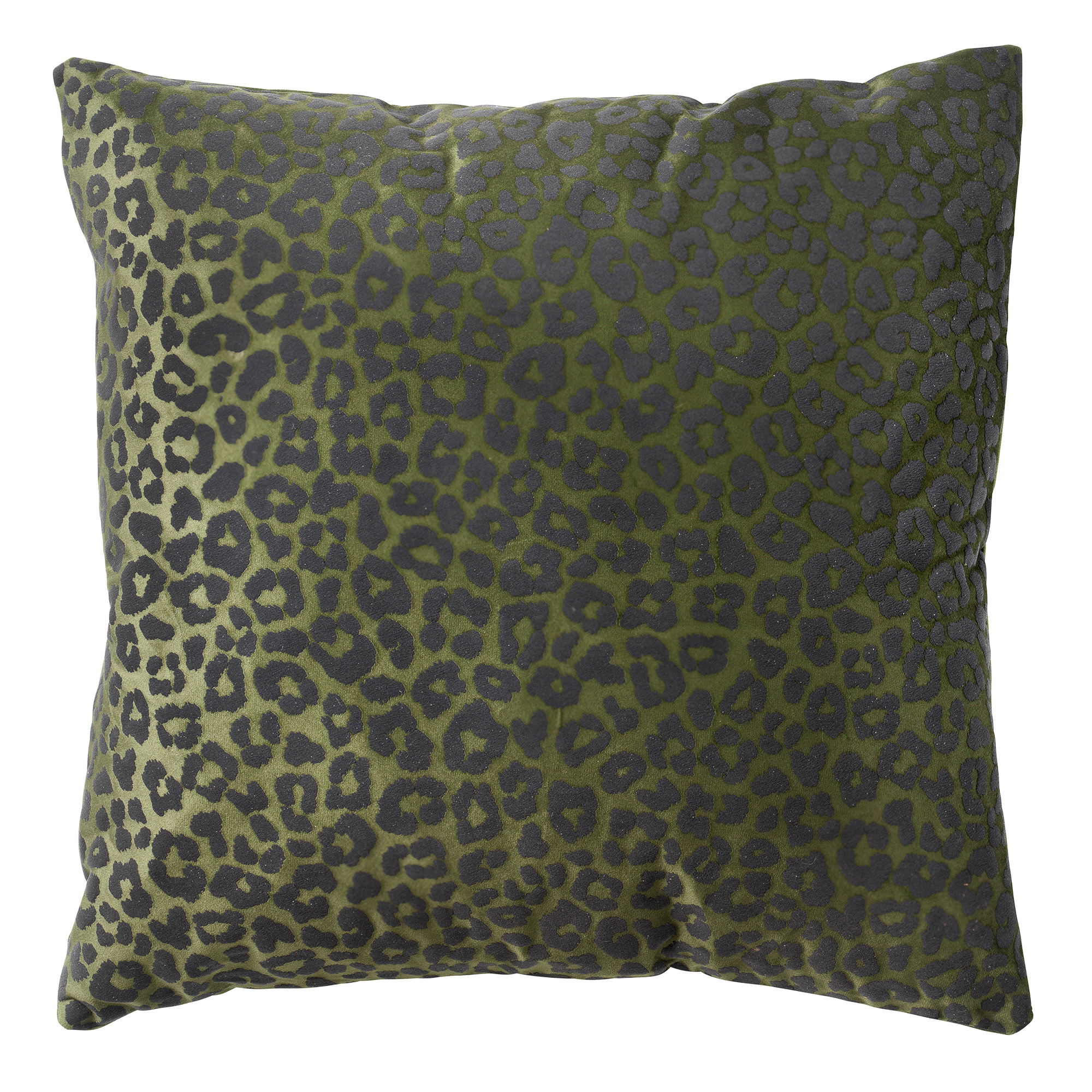 SURI - Cushion with animal print 45x45 cm Chive