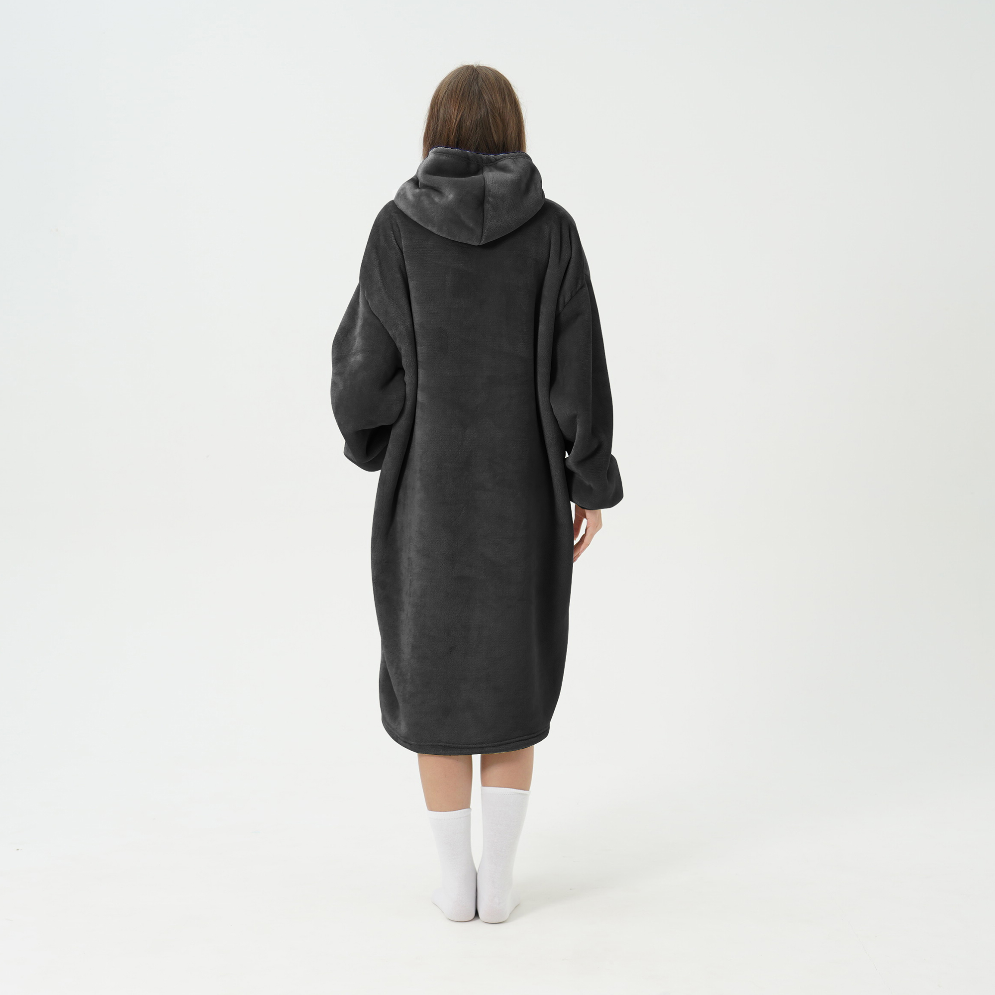 SHERRY - Oversized Hoodie - 70x110 cm - Raven - black