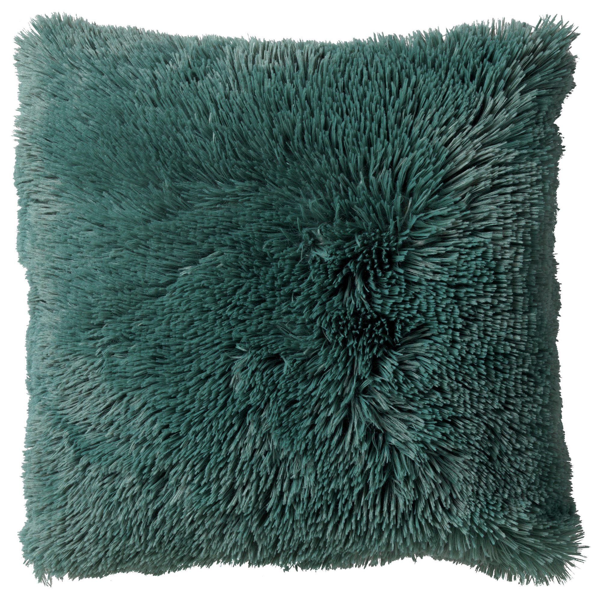 FLUFFY - Sierkussen 45x45 cm - superzacht - effen kleur - Sagebrush Green - groen