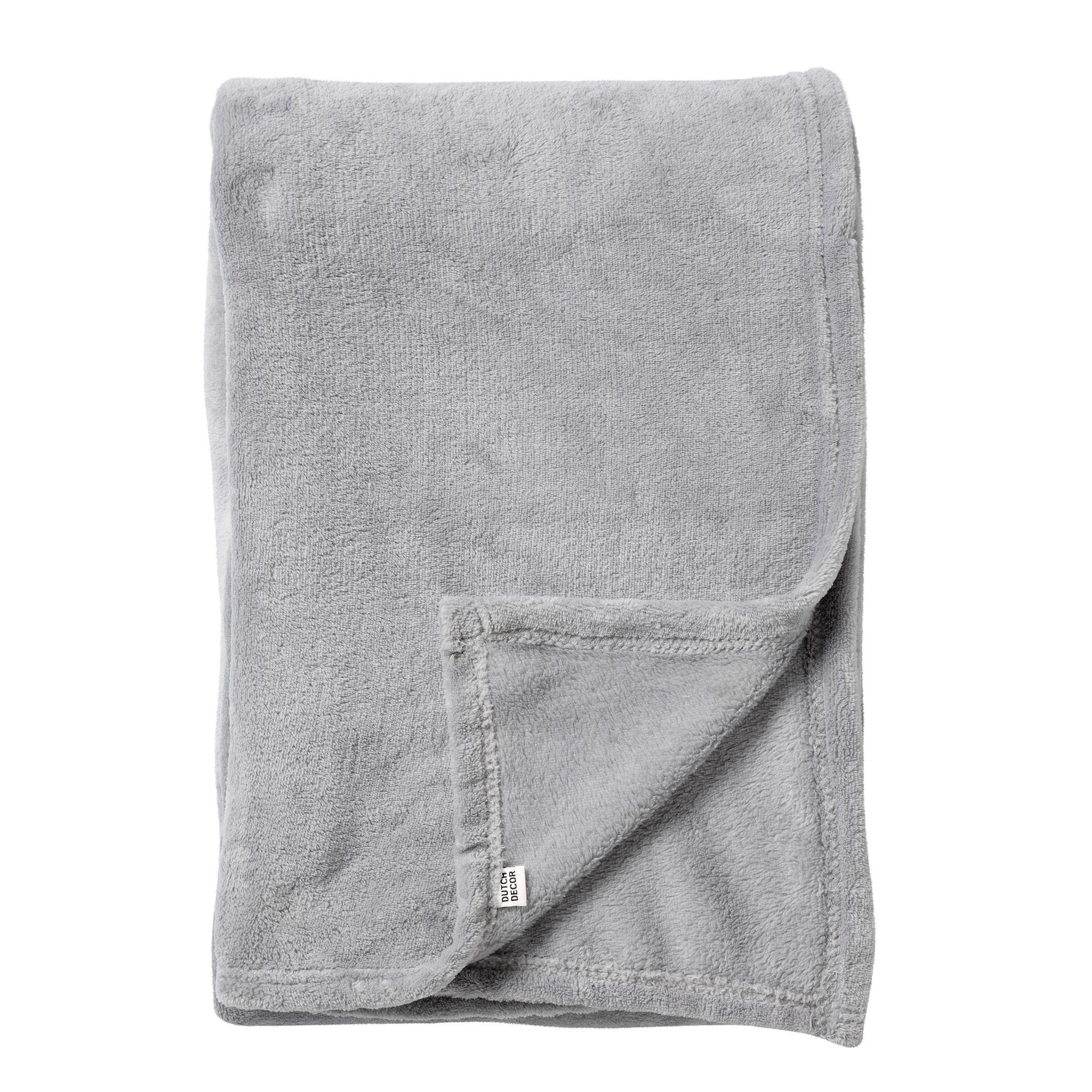 HARVEY - Wohndecke Fleece 150x200 cm - Micro Chip - grey