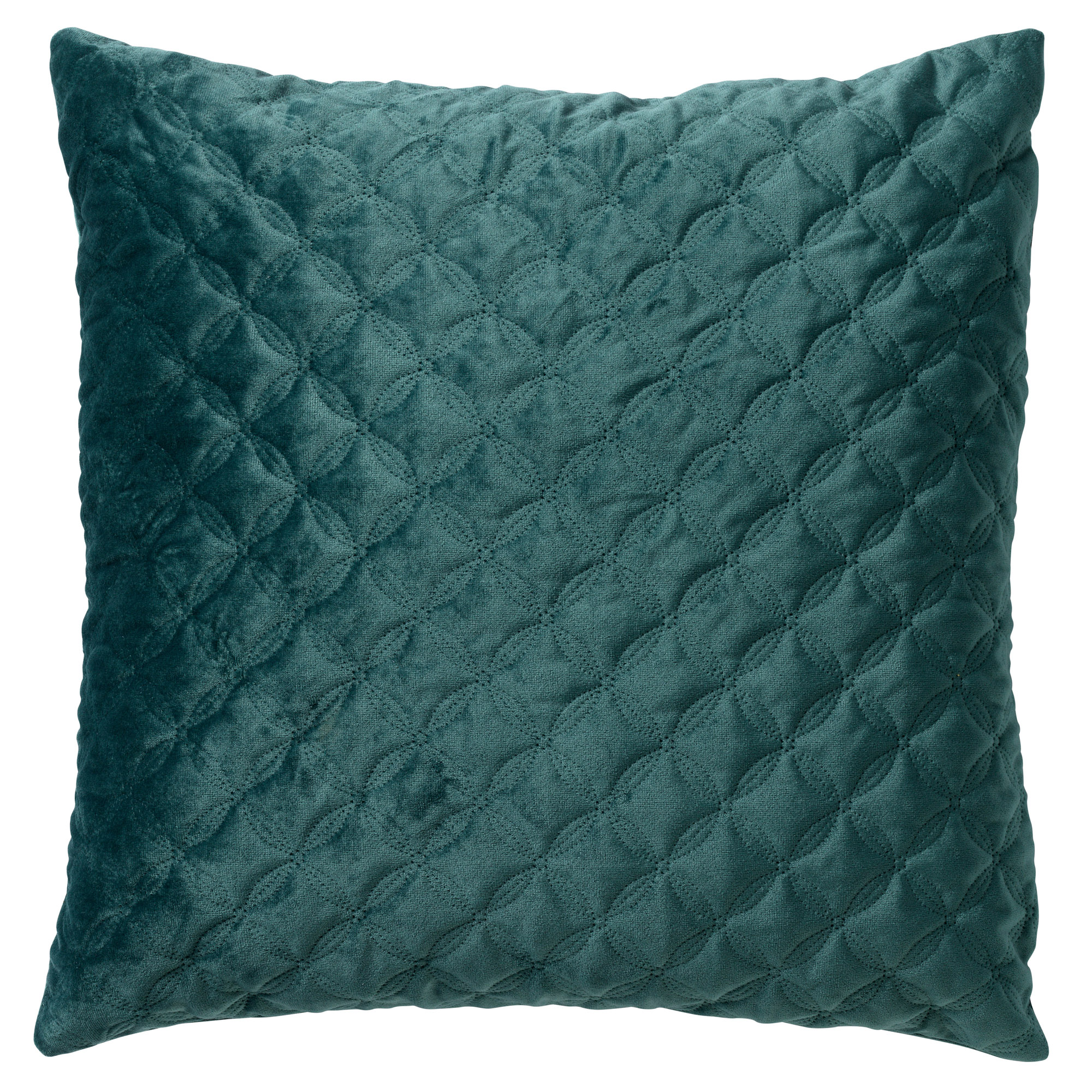 HARON - Kussenhoes velvet 45x45 cm - Sagebrush Green - groen - effen
