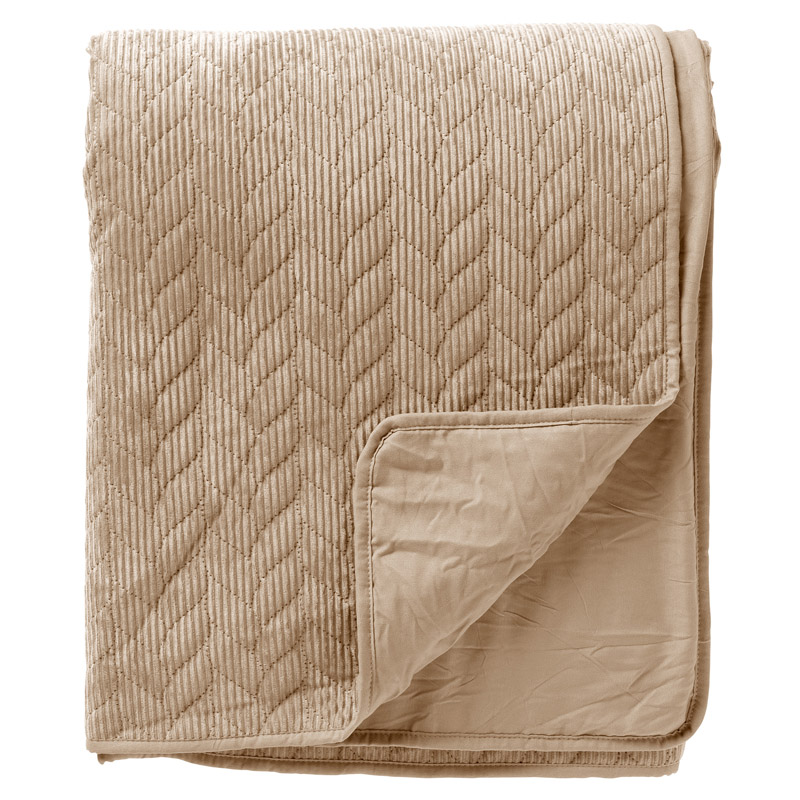 NORALY - Bedspread 240x260 cm - Irish Cream - beige