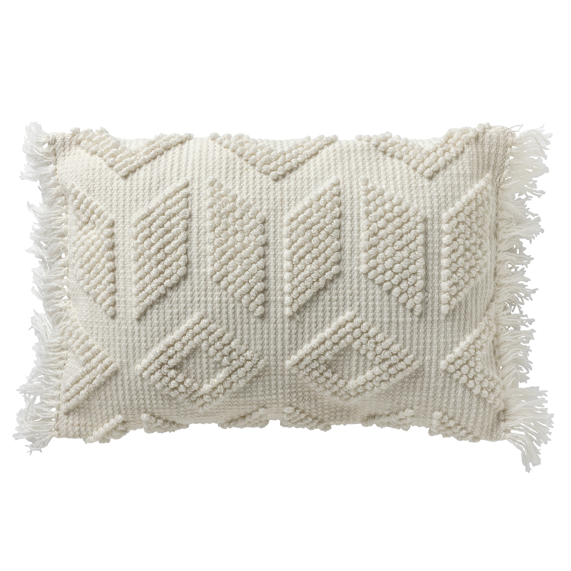 ODIN - Housse de coussin 40x60 cm 90% polyester recyclé - unie - Eco Line collection - Snow White - blanc