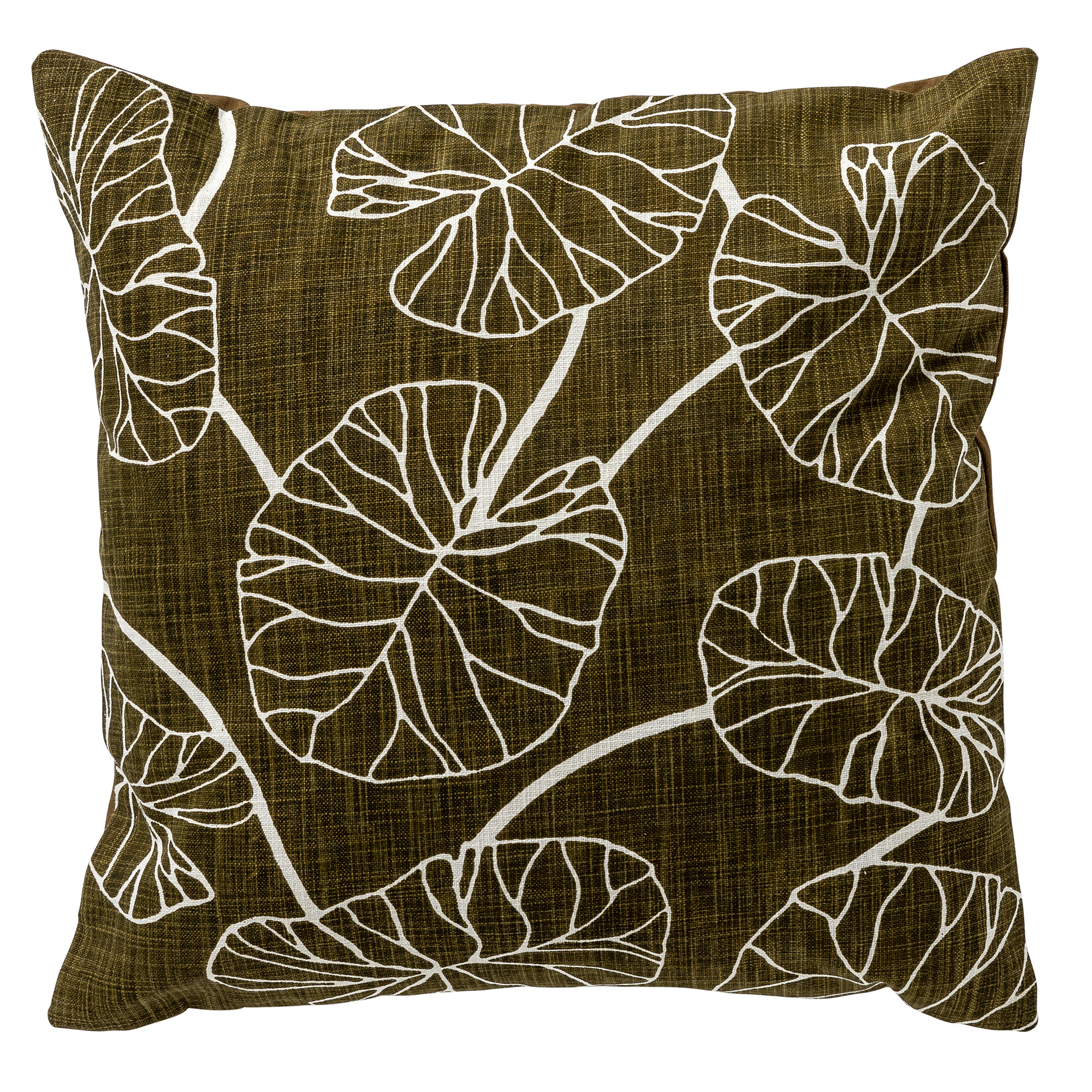 JULES - Cushion 45x45 cm Olive Branch - green