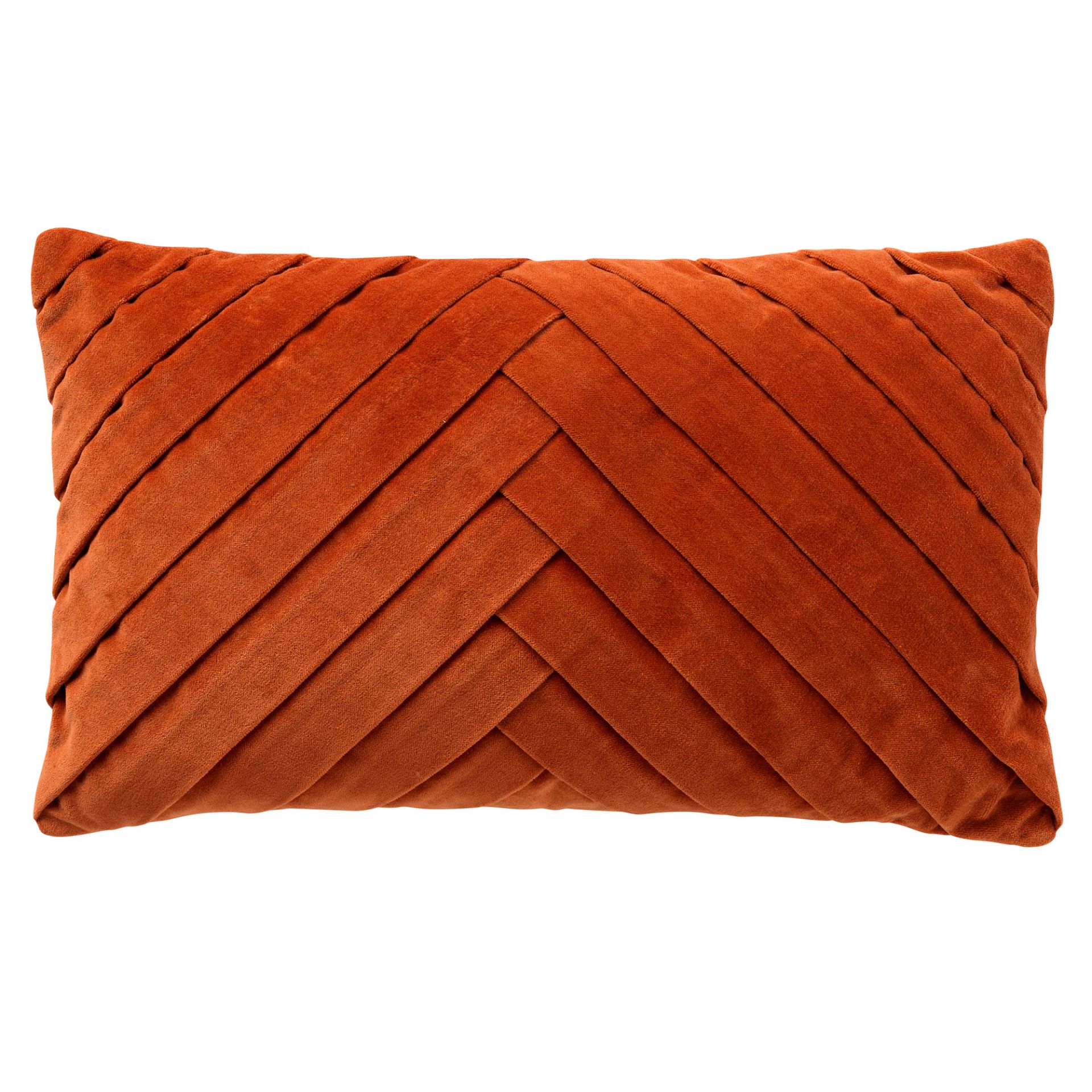 FEMM - Cushion 30x50 cm Potters Clay - orange-terracotta