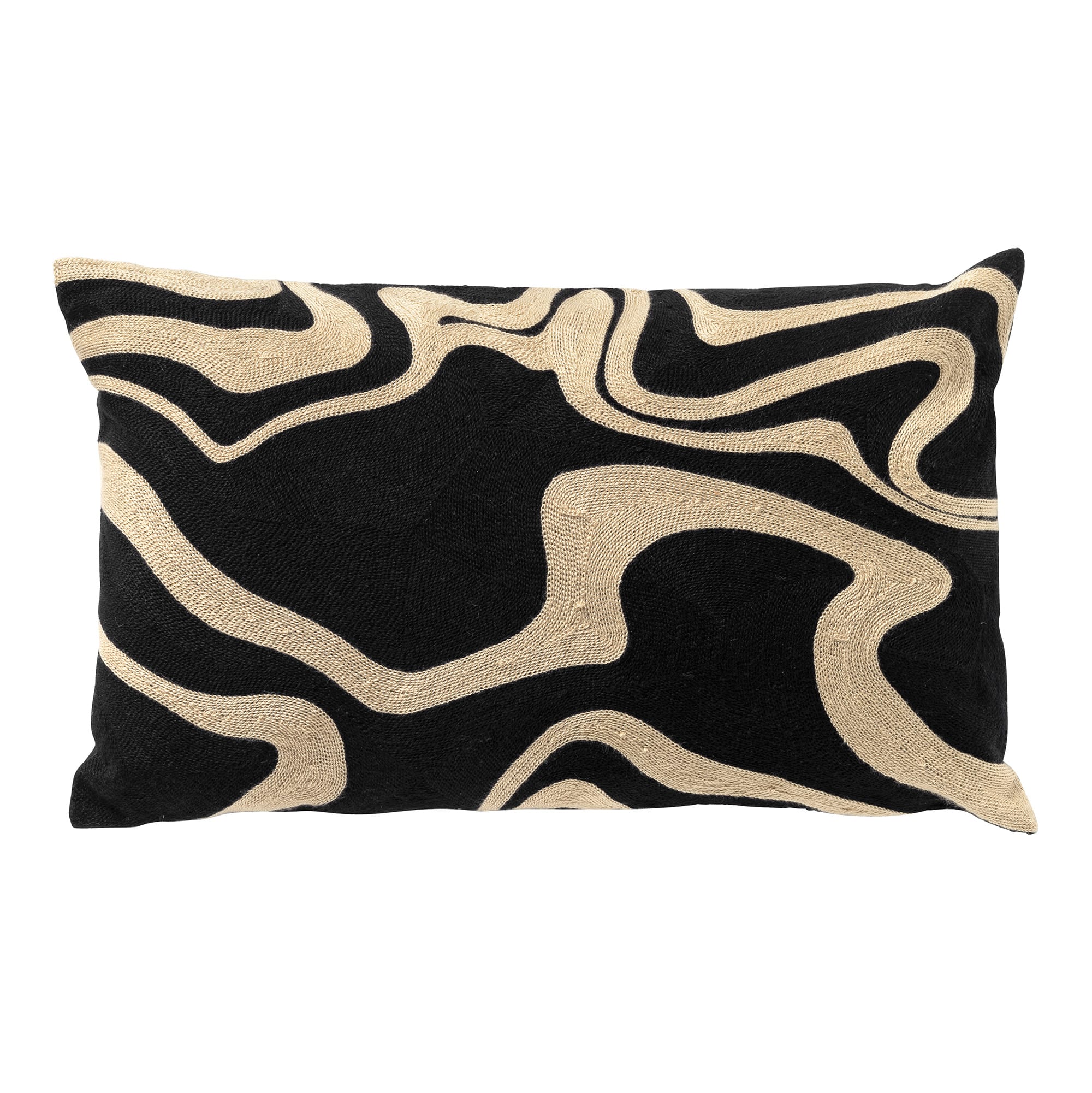 ROX - Coussin 30x50 cm - Raven - noir
