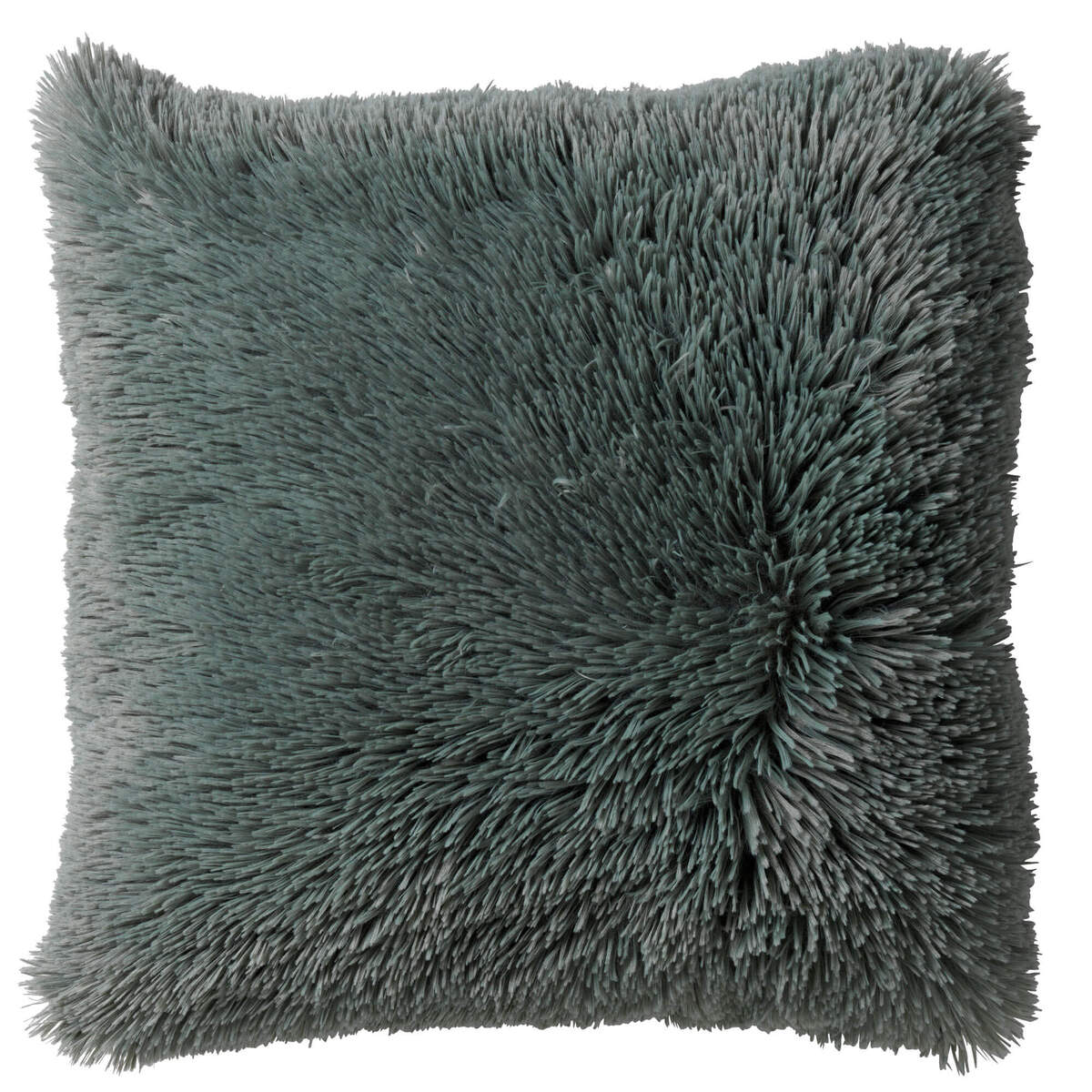 FLUFFY - Dekokissen 45x45 cm - superweich - einfarbig - Jadeite - hellgrün