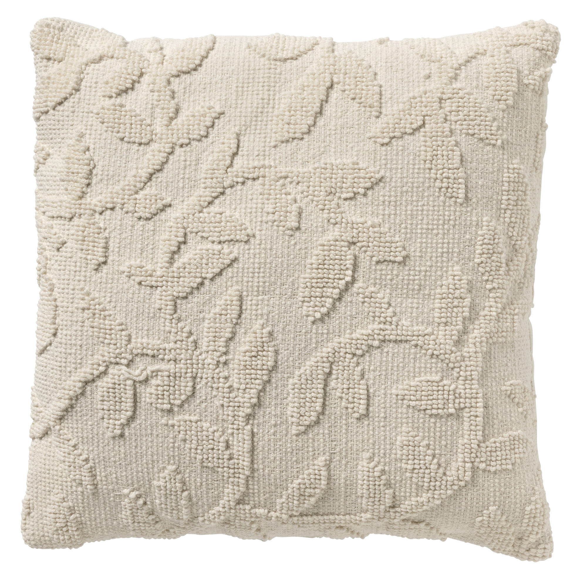 HOJA - Coussin 45x45 cm Semolina - beige