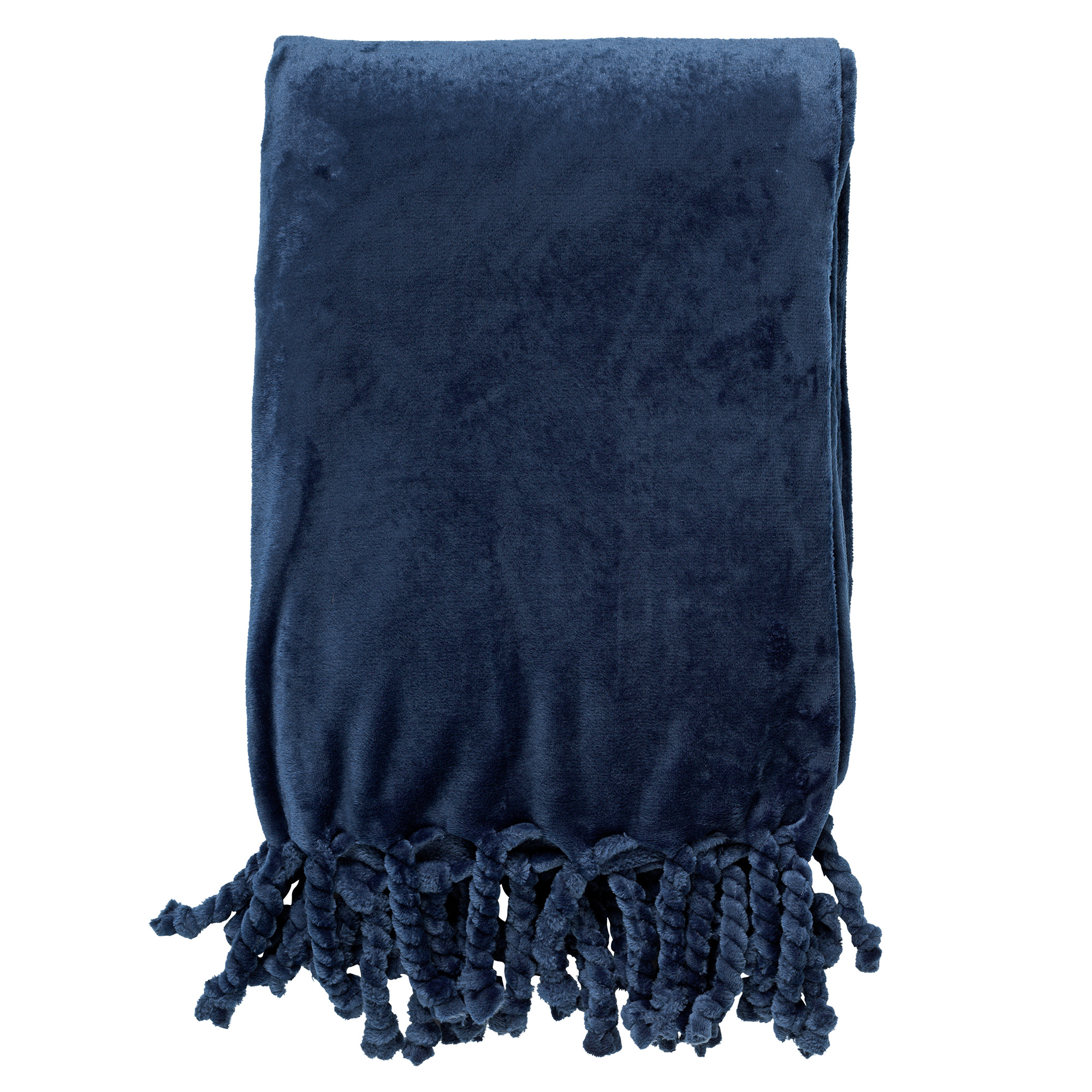 FLORIJN - Wohndecke Fleece 150x200 cm - Insignia Blue - blau