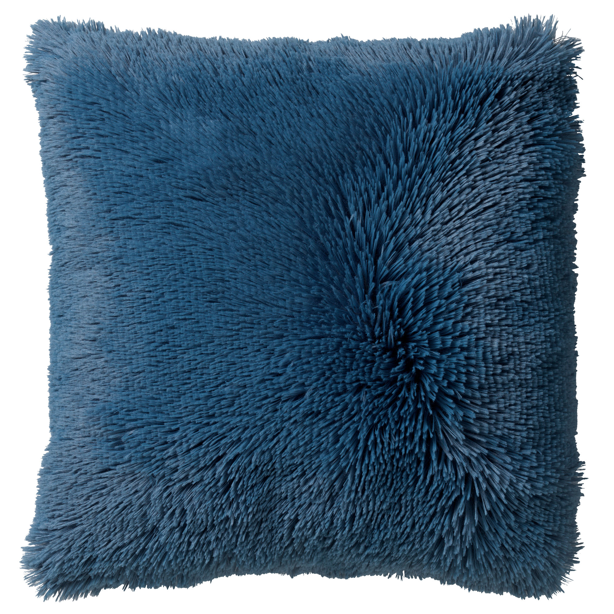 FLUFFY - Sierkussen unikleur 45x45 cm - Provincial Blue - blauw