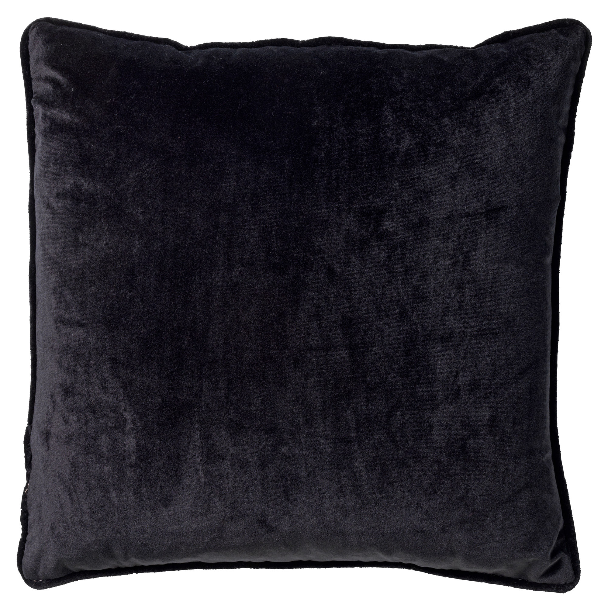 FINNA - Cushion 45x45 cm with cushion cover made of 100% recycled polyester - Eco Line collection - Raven - black