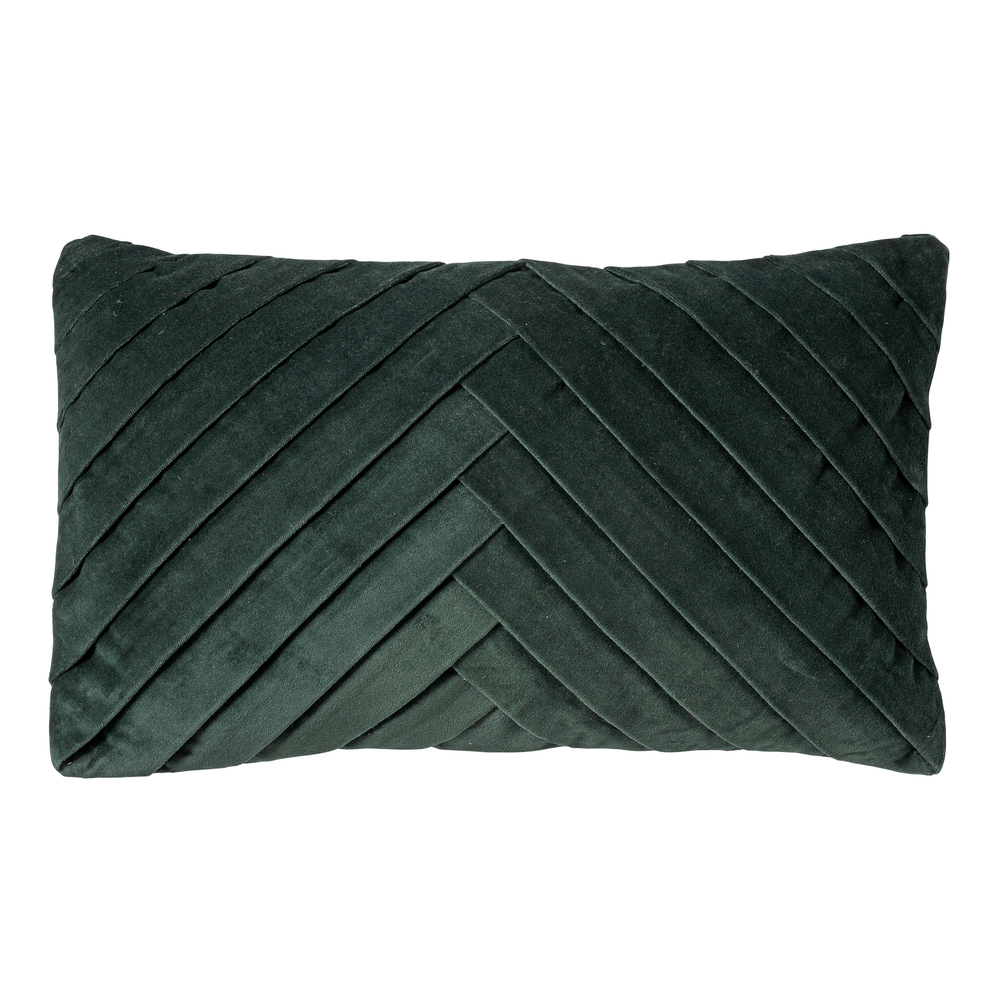 FEMM - Cushion velvet 30x50 cm - Mountain View - green