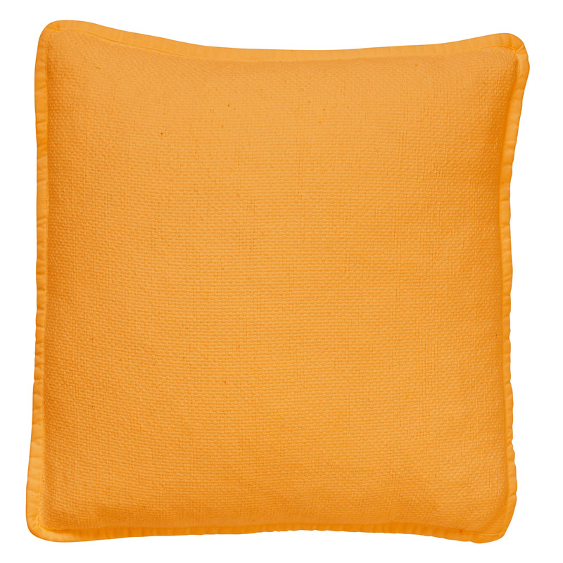 BOWIE - Dekokissen Baumwolle  mit stone-washed optik - 45x45 cm - Golden Glow - gelb