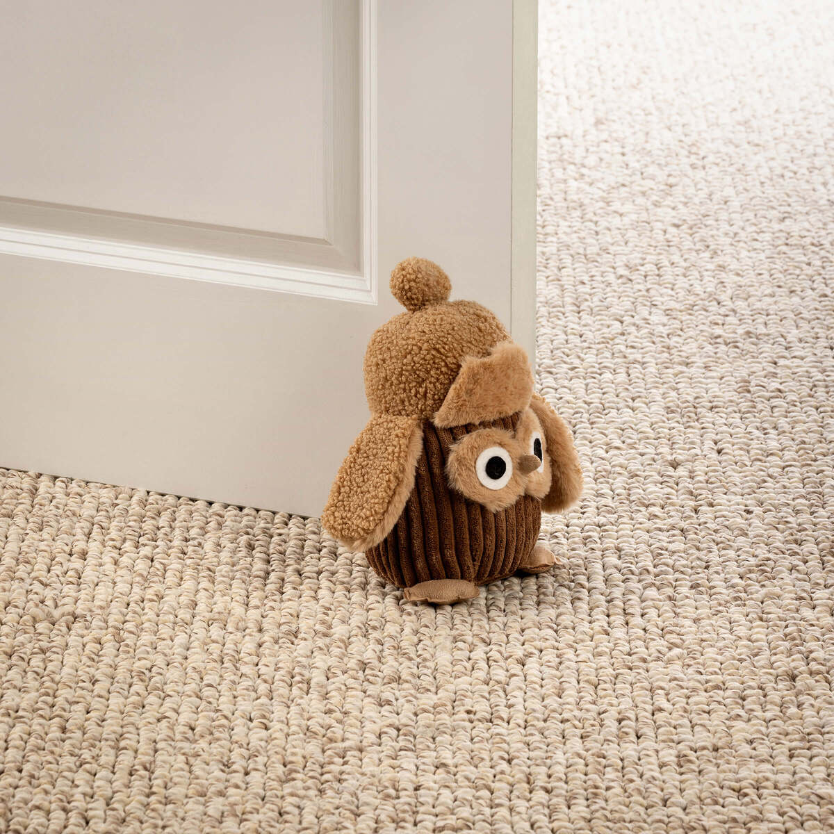 JAGGER - Door Stop 15x13x23 cm - Tobacco Brown - brown