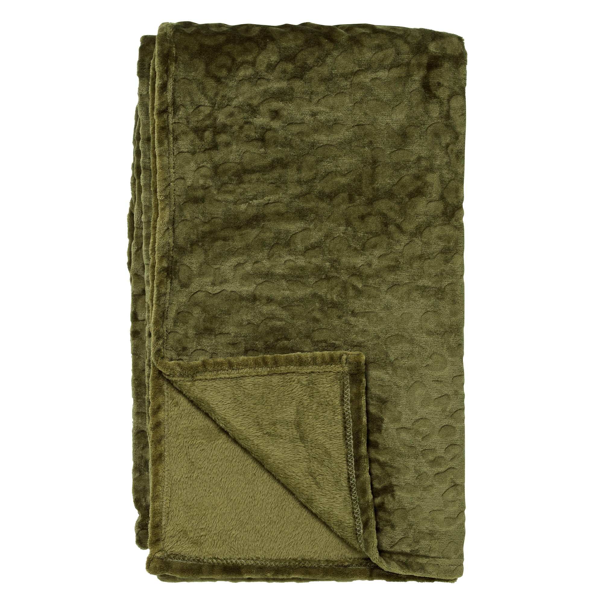 CHESTER - Plaid Fleece 150x200 cm Chive
