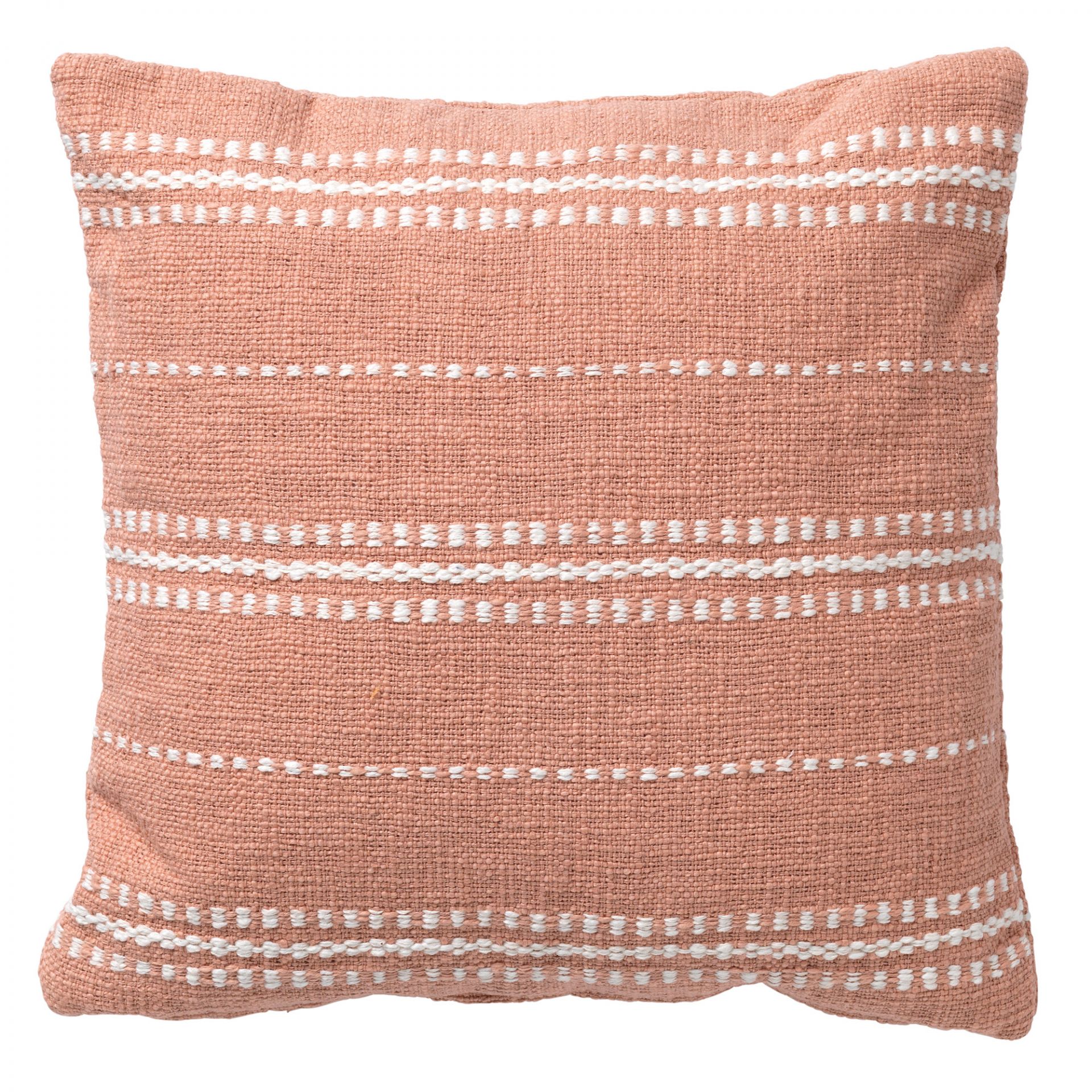 RIZA - Cushion cotton 45x45 cm Muted Clay - pink