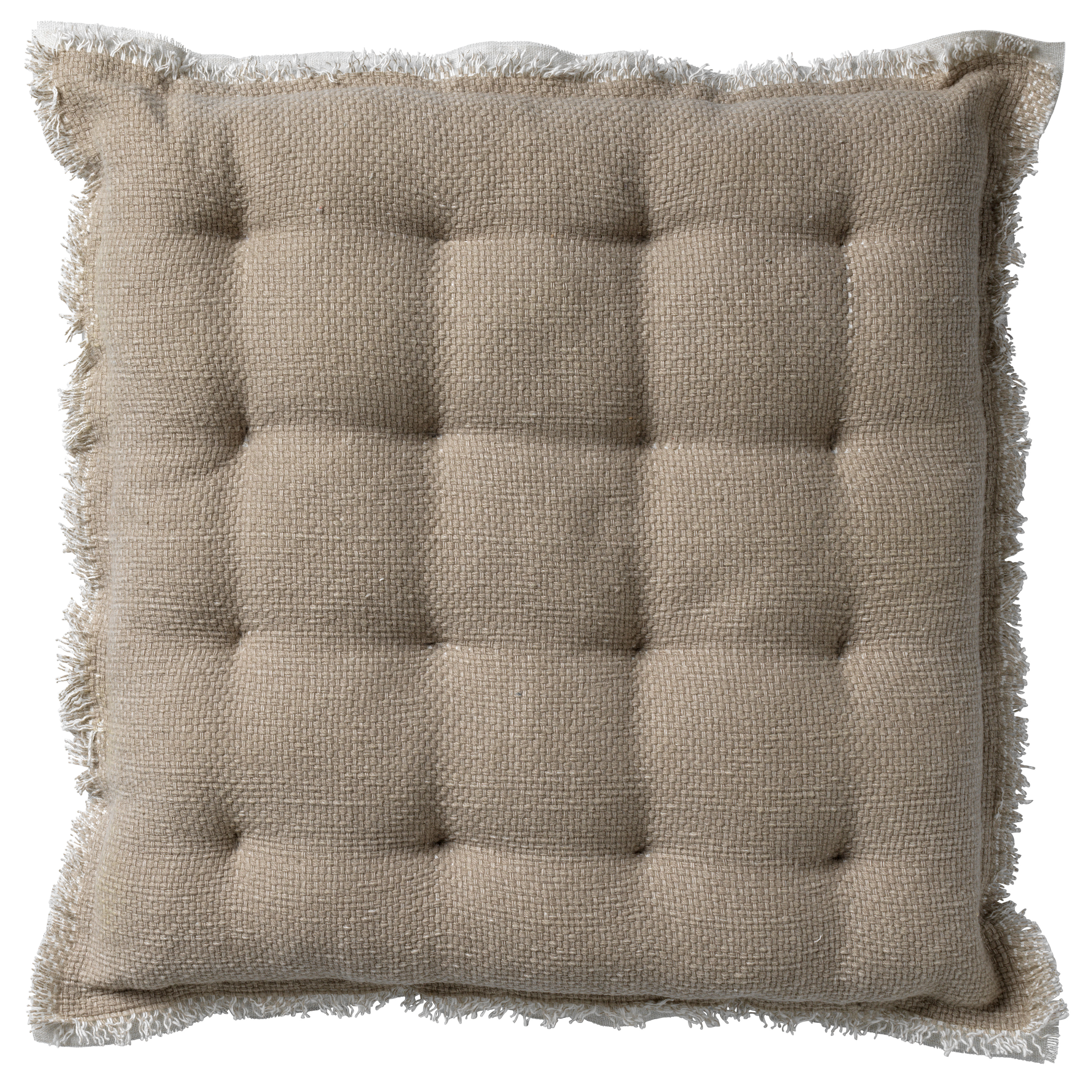 BURTO - Seat pad cushion washed coton Pumice Stone 40x40 cm