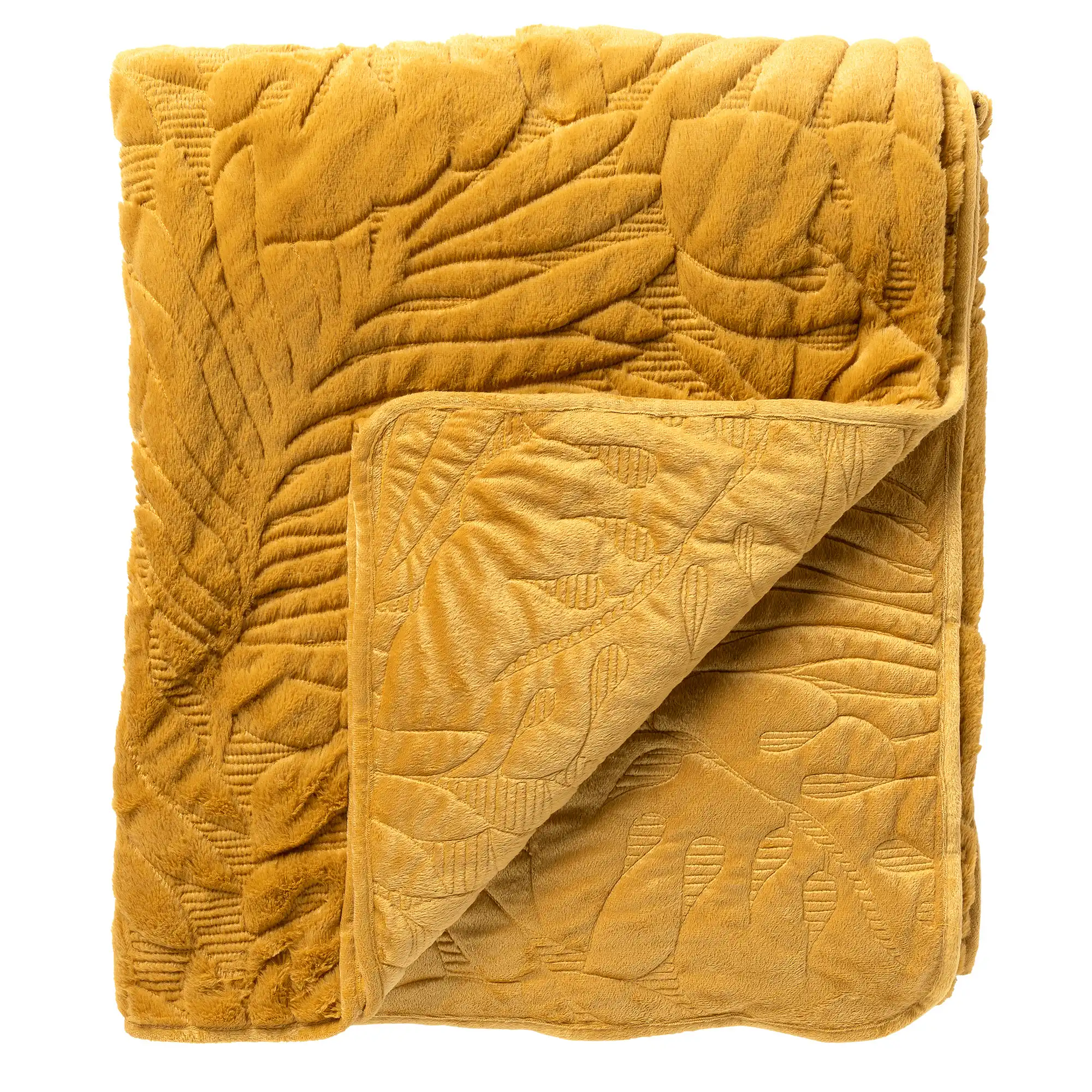 ADORA - Bedspread 200x220 cm - Chai Tea - yellow