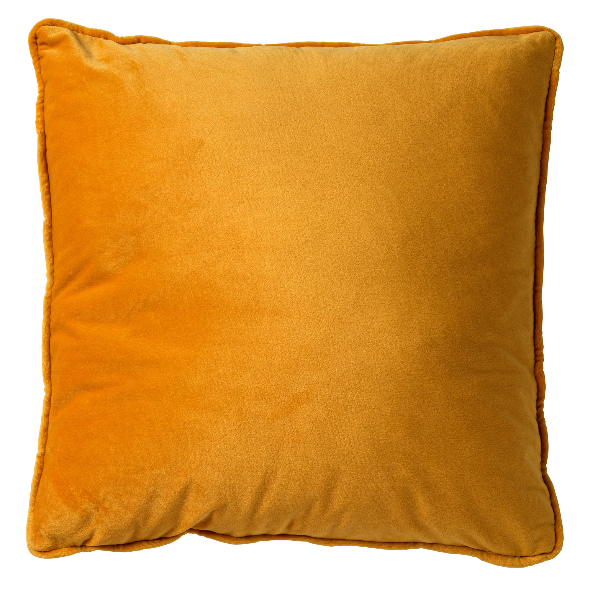 FINNA - Cushion 45x45 cm with cushion cover made of 100% recycled polyester - Eco Line collection - Golden Glow - yellow
