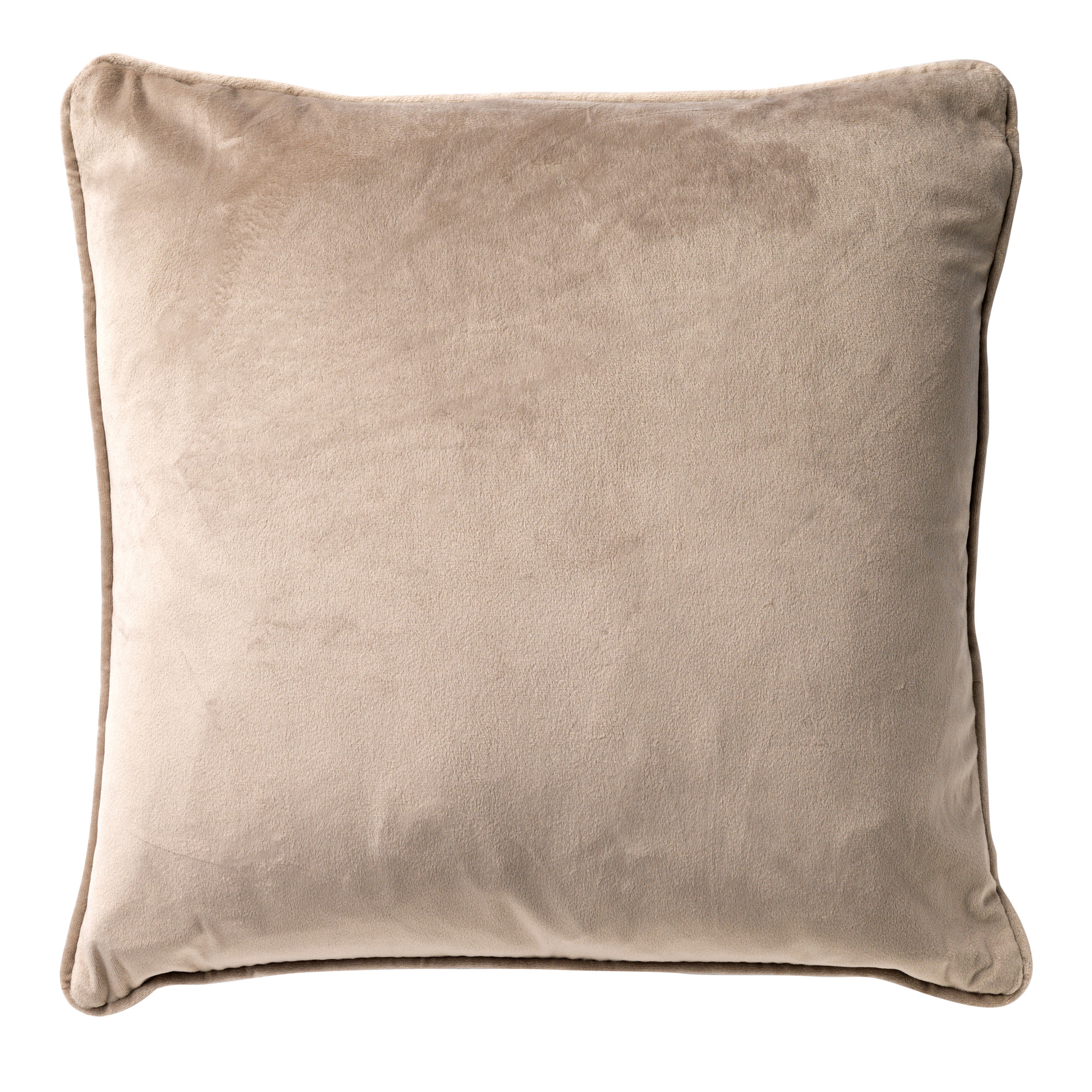 FINNA - Cushion with cushion cover made of 100% recycled polyester - Eco Line collection 45x45 cm - Pumice Stone - beige