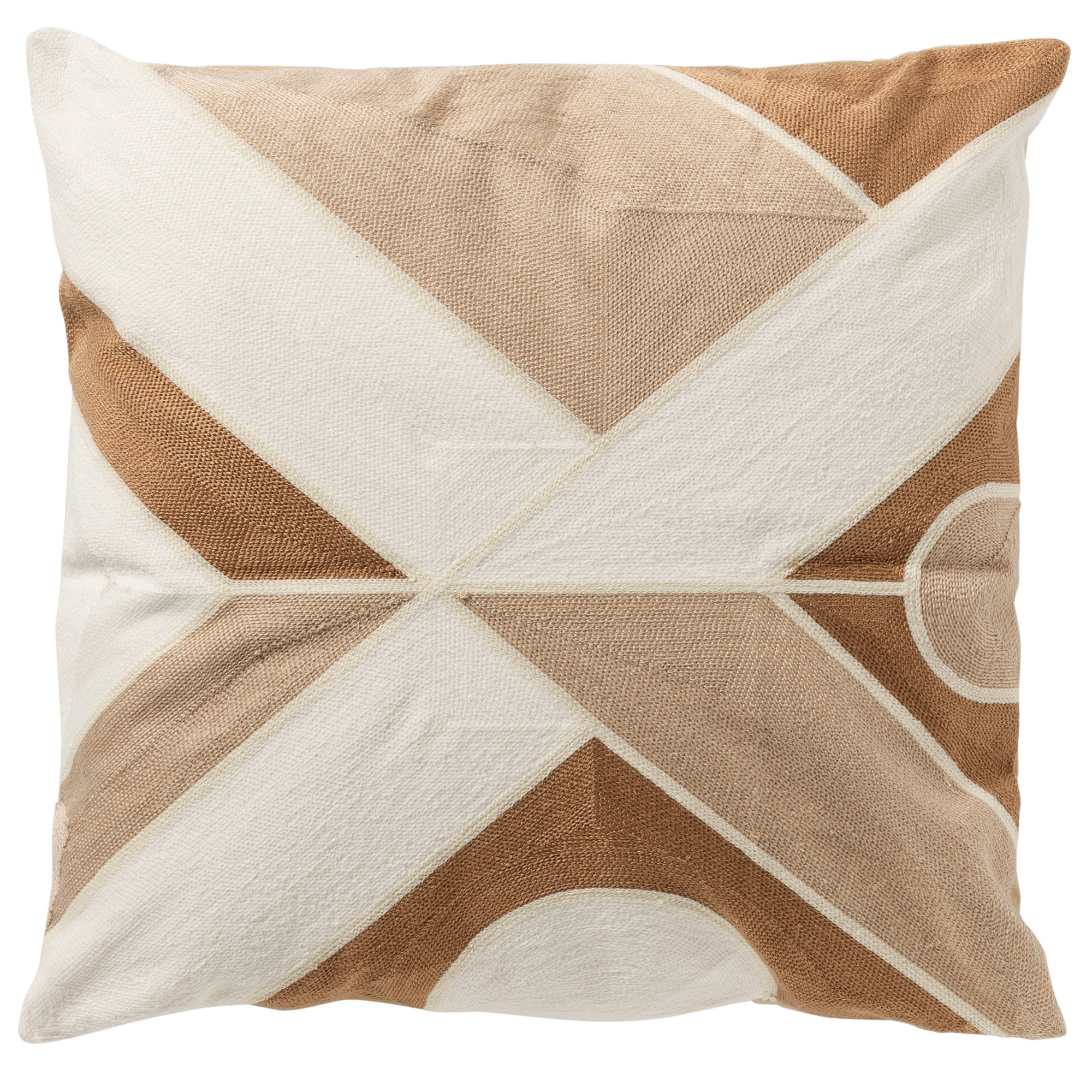 DANNY - Dekokissen Semolina 45x45 cm - Beige