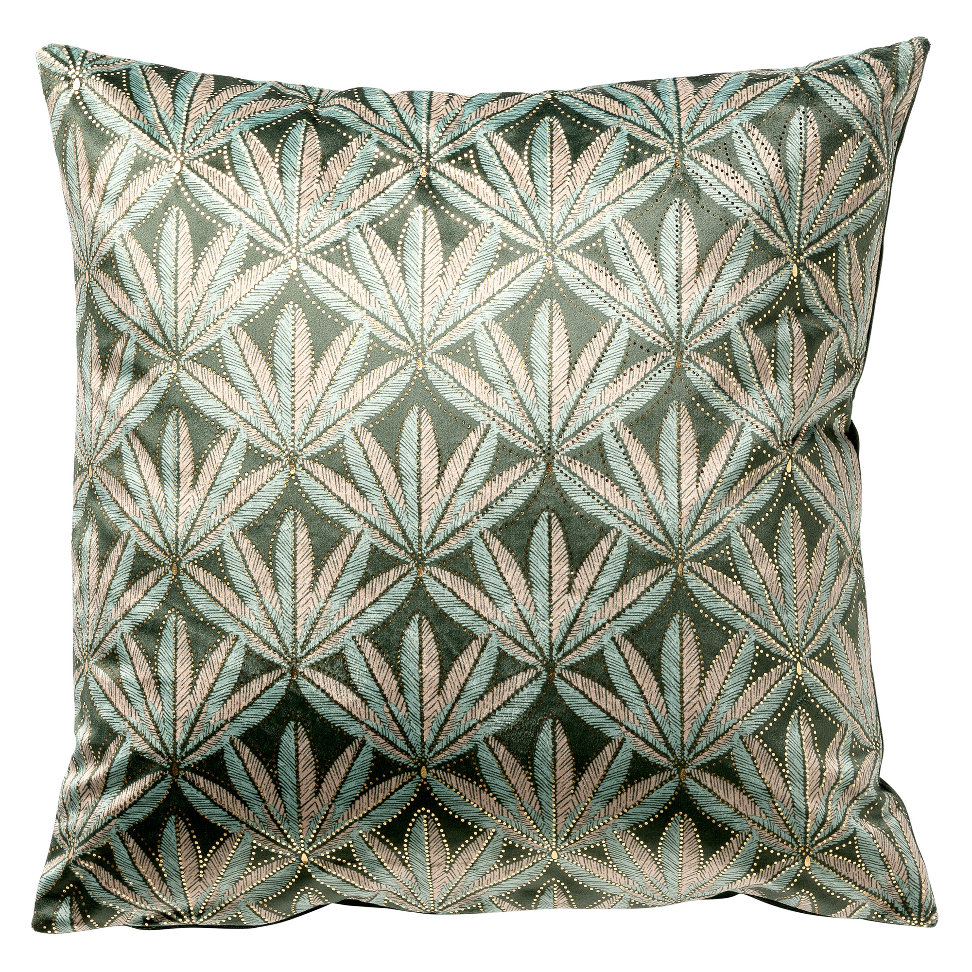 CRESENTO - Cushion 45x45 cm - Granite Green