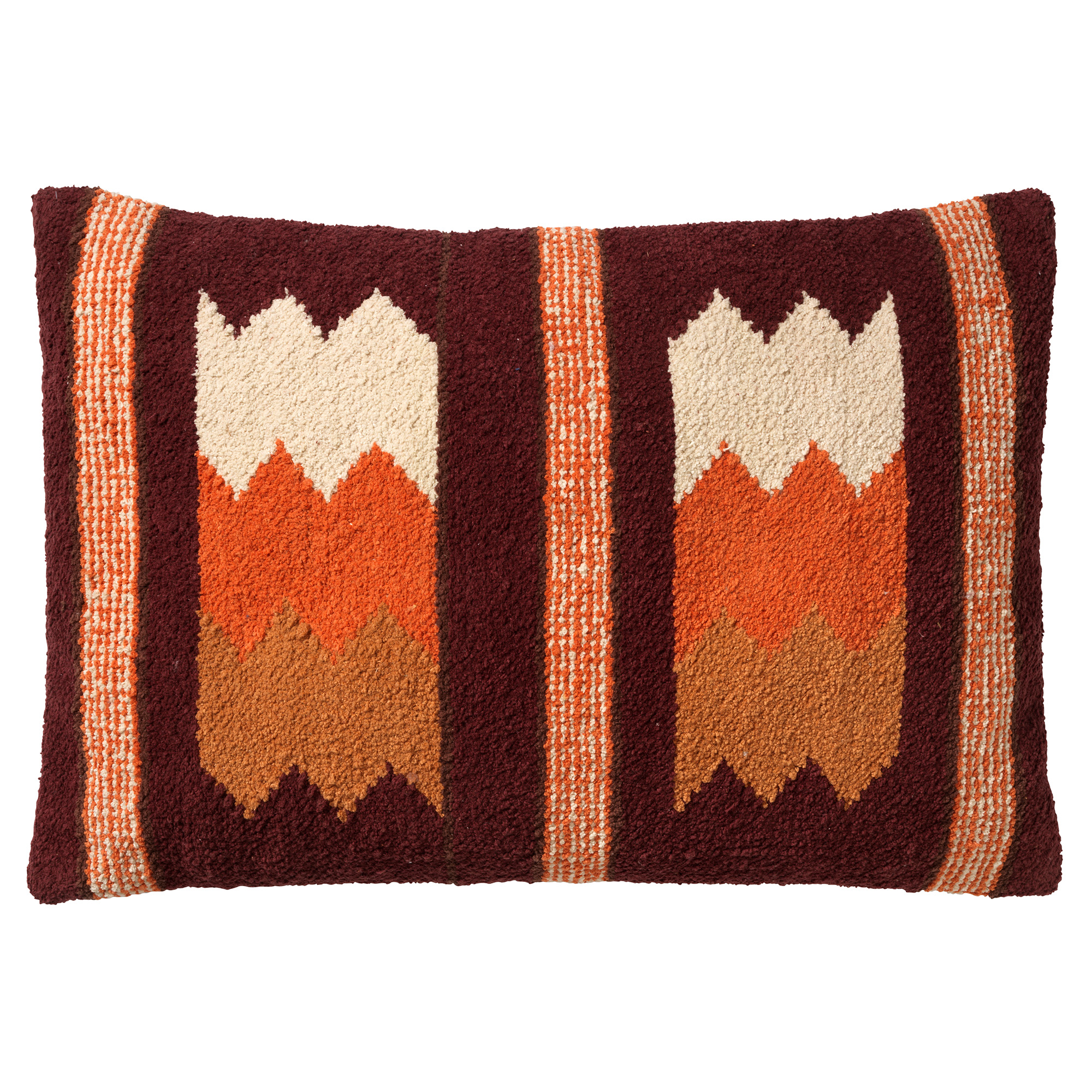 Cushion Kelim Lino 40x60 cm Merlot