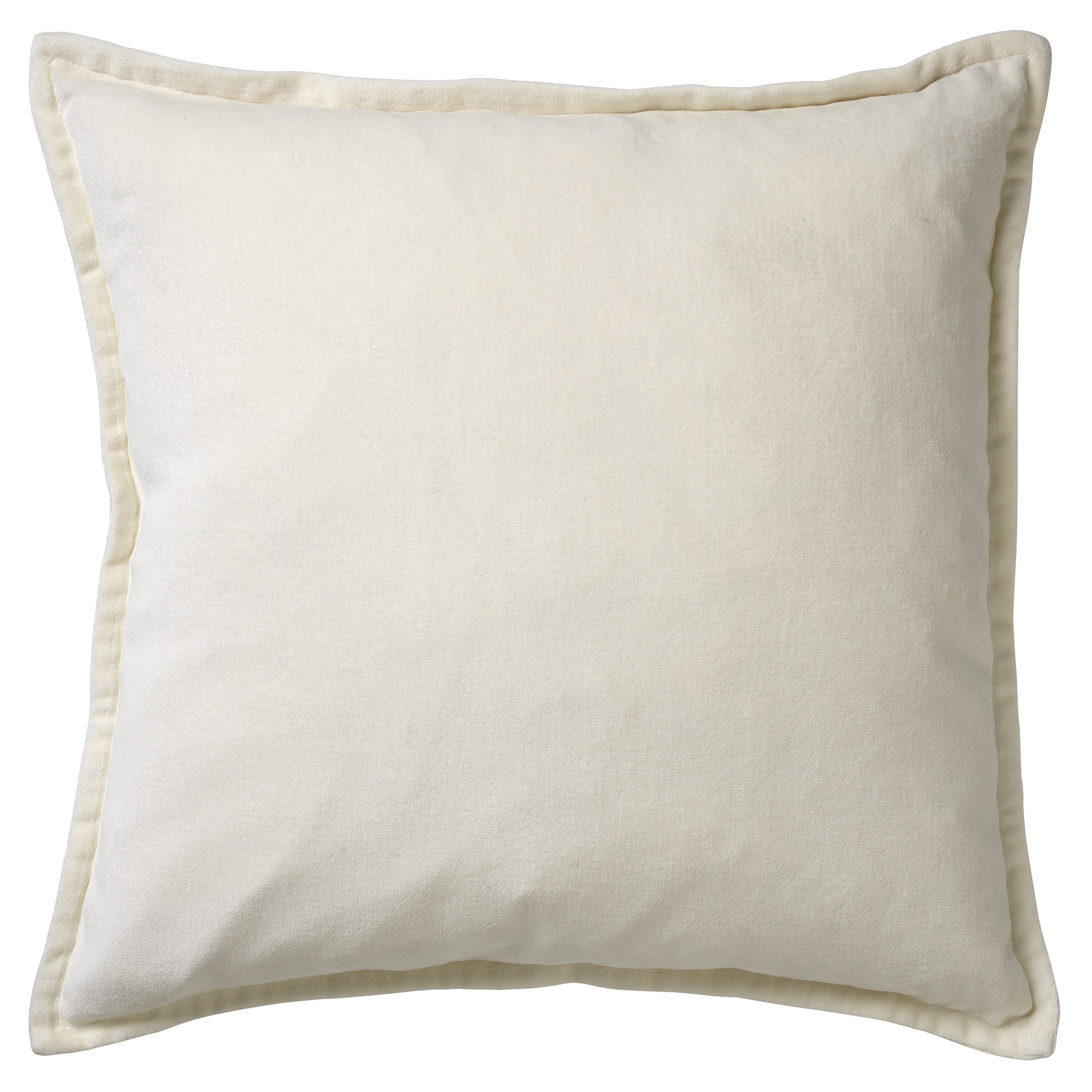 Cushion Caith 50x50 cm | Cotton velvet | Snow White