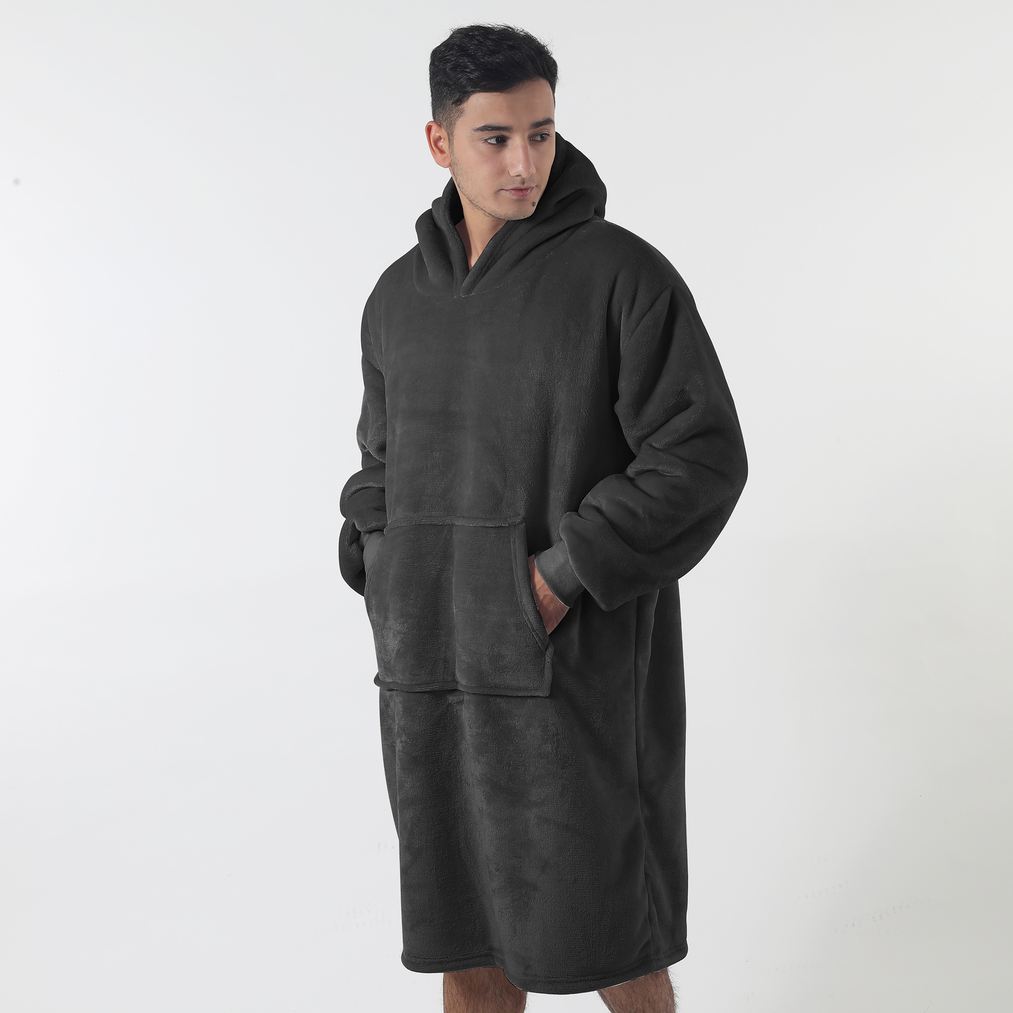 SHERRY - Oversized Hoodie - 70x110 cm - Raven - black