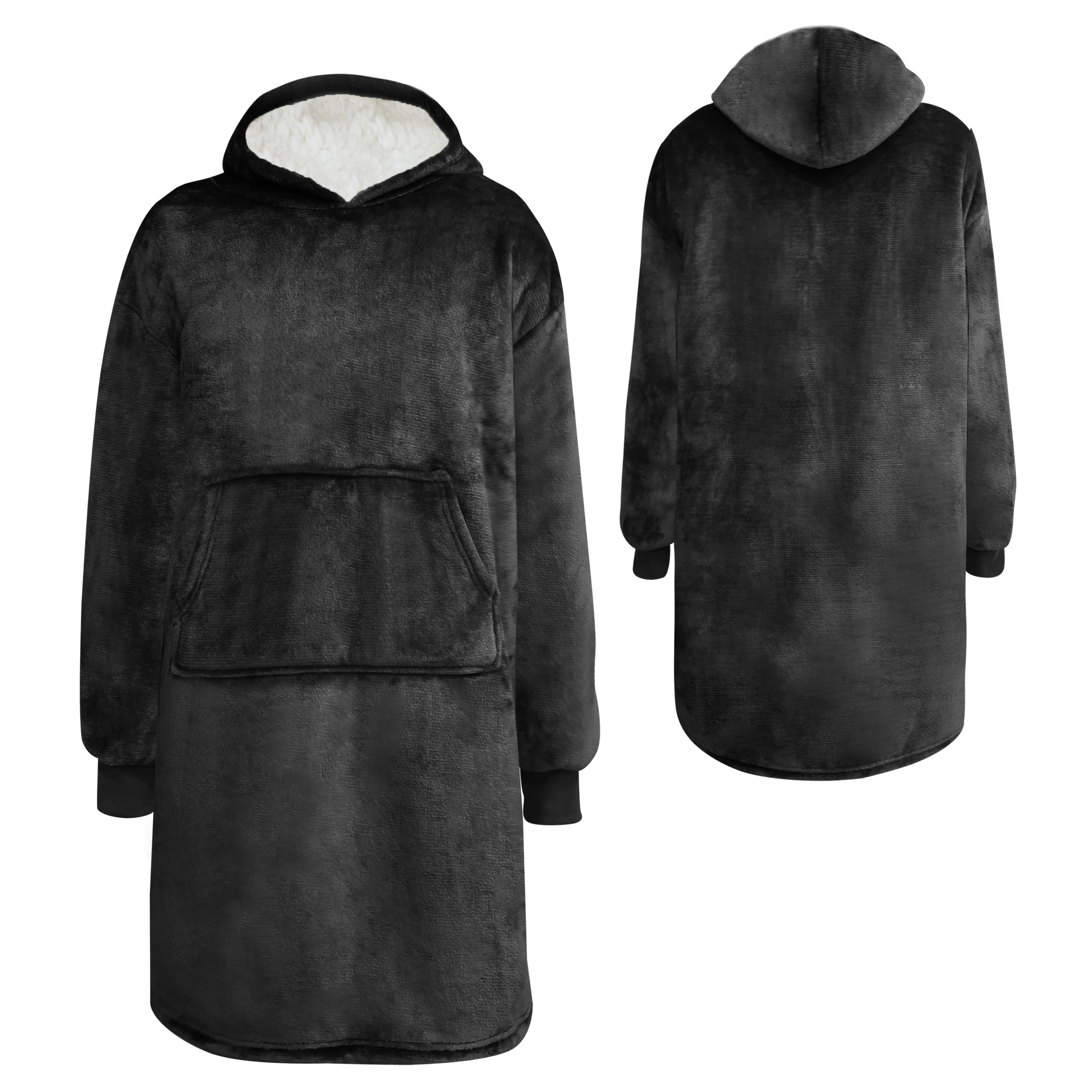 SHERRY - Oversized Hoodie - 70x110 cm - Raven - black