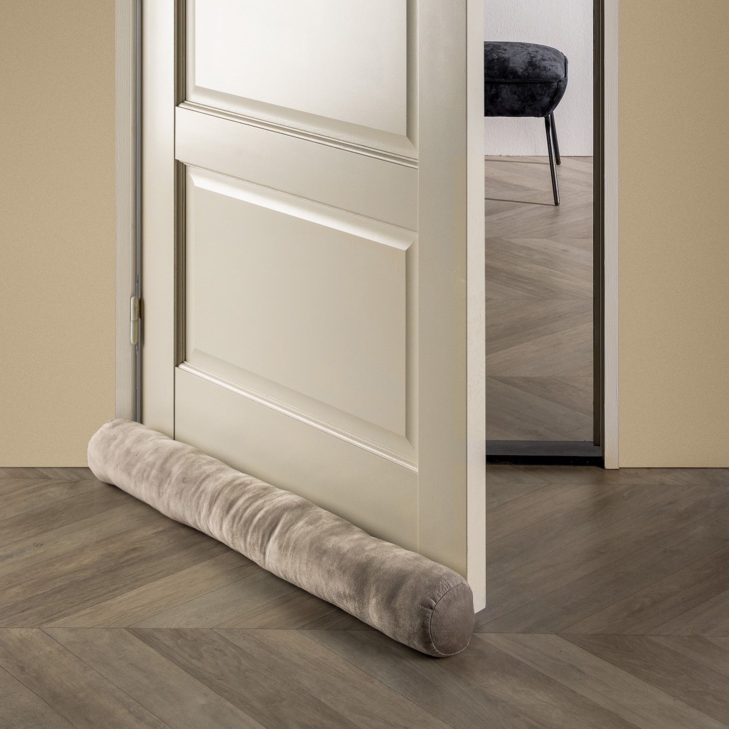 FINN - Coupe-courant d'air - Boudin de porte 90x10 cm - couleur Pumice  Stone - beige