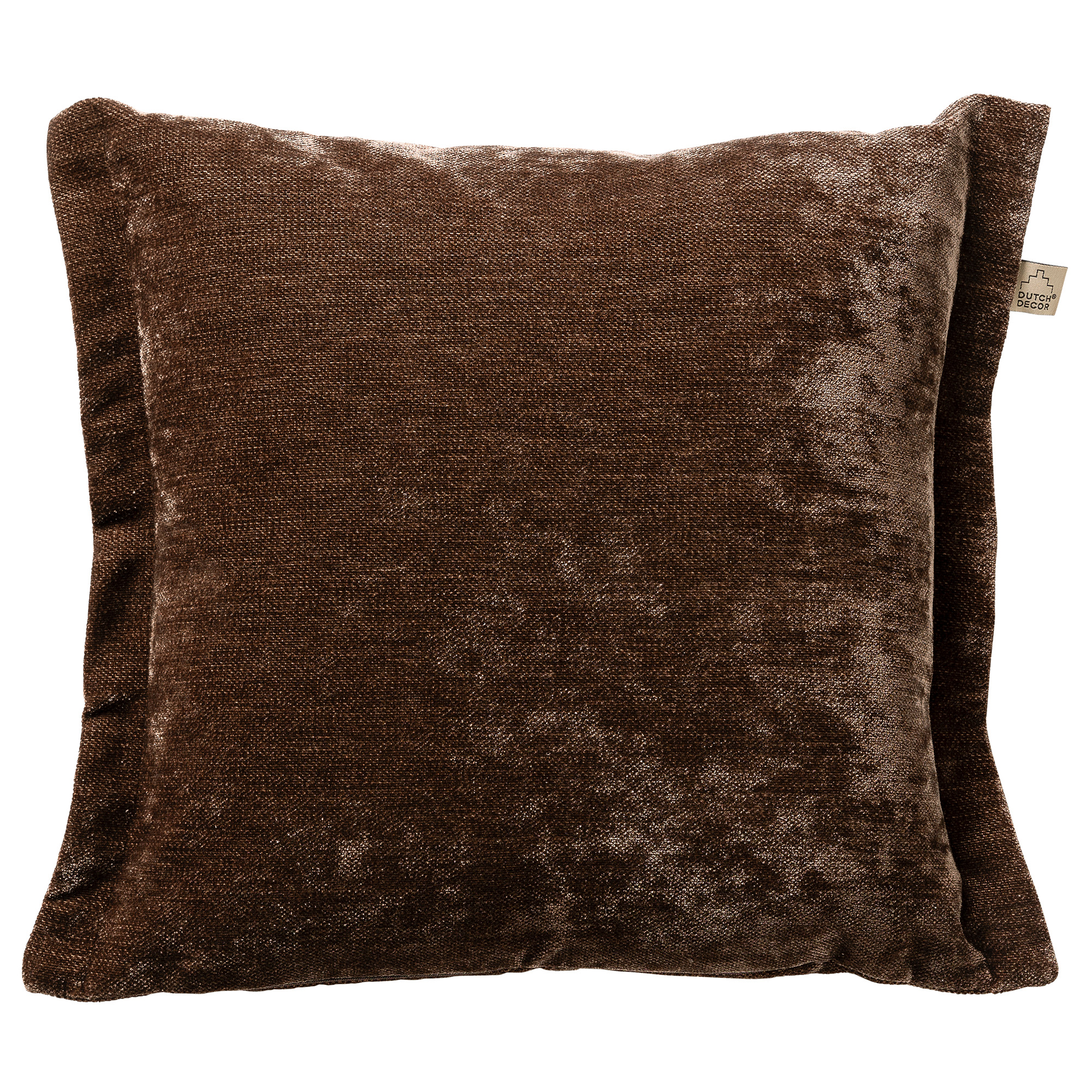 LEWIS - Cushion 45x45 cm - Chocolate Martini - brown
