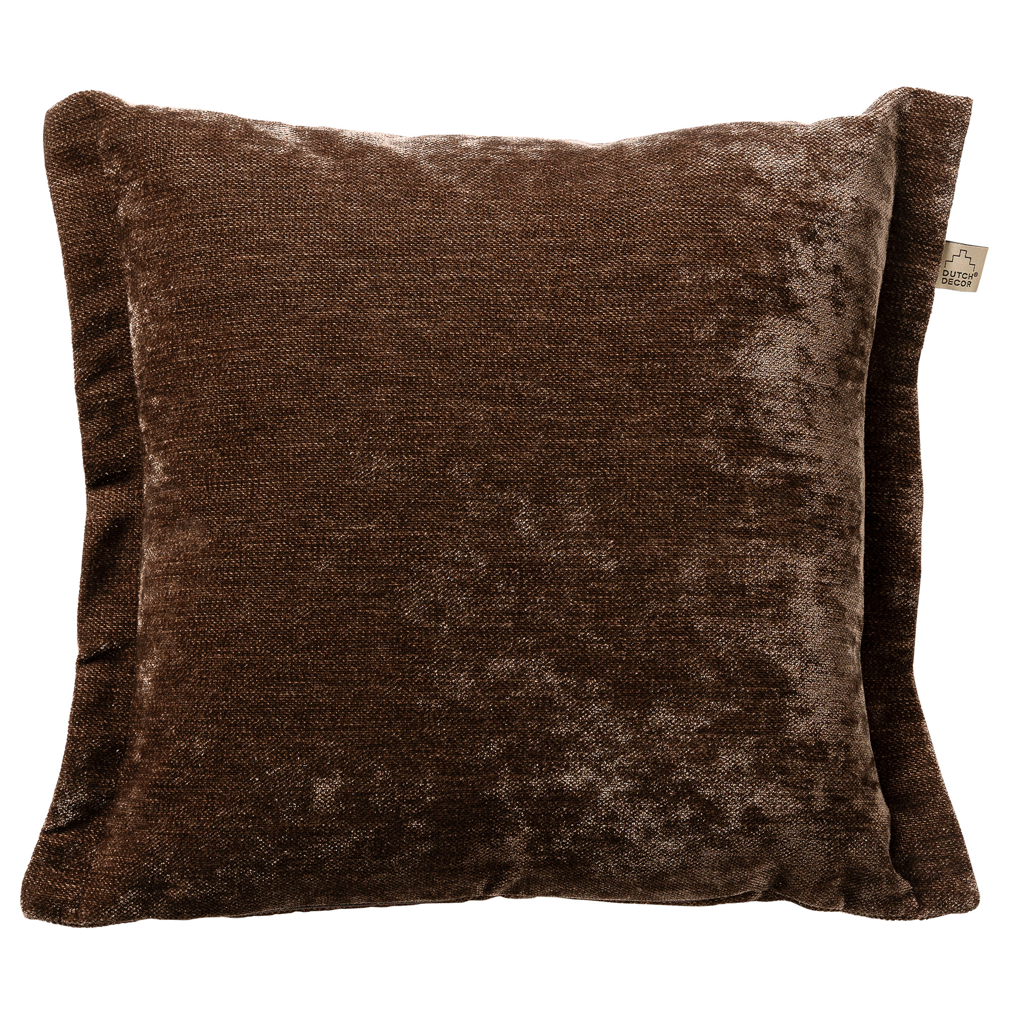 LEWIS - Coussin 45x45 cm - Chocolate Martini - marron