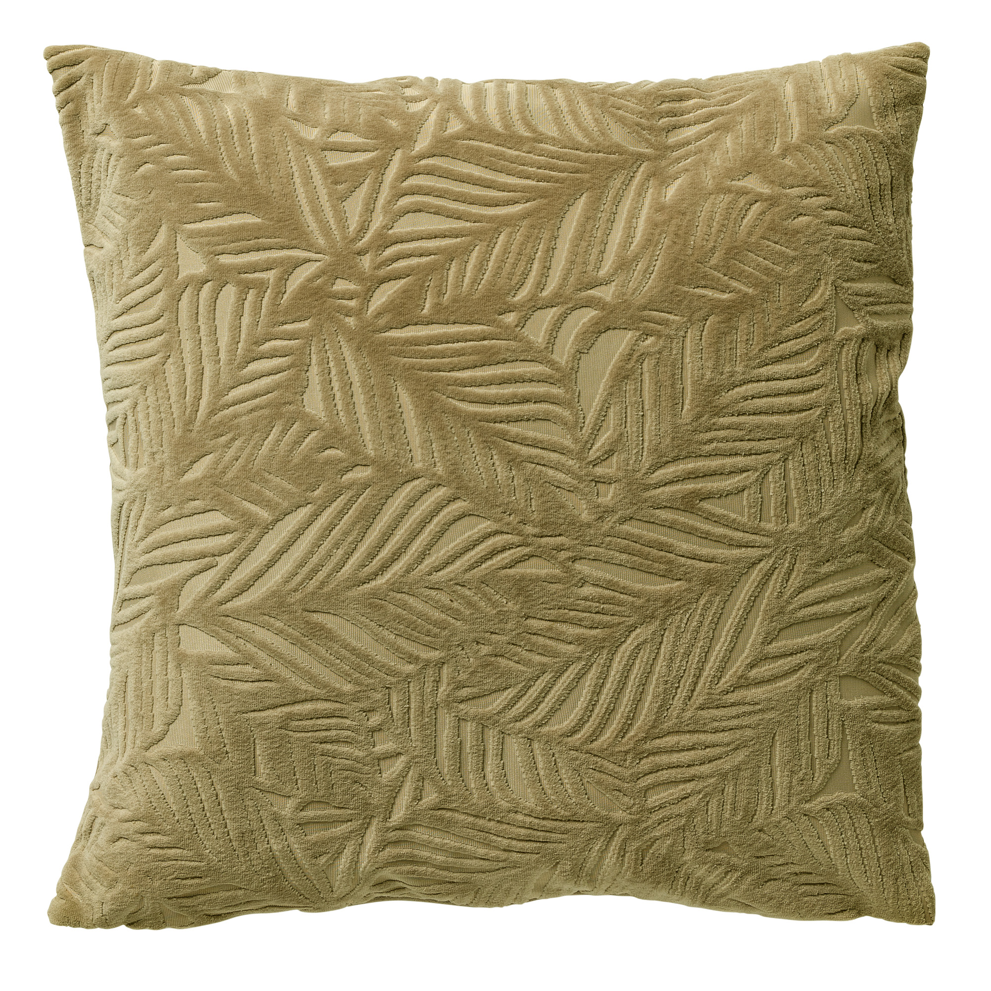 KARA - Cushion 45x45 cm - Boa - green