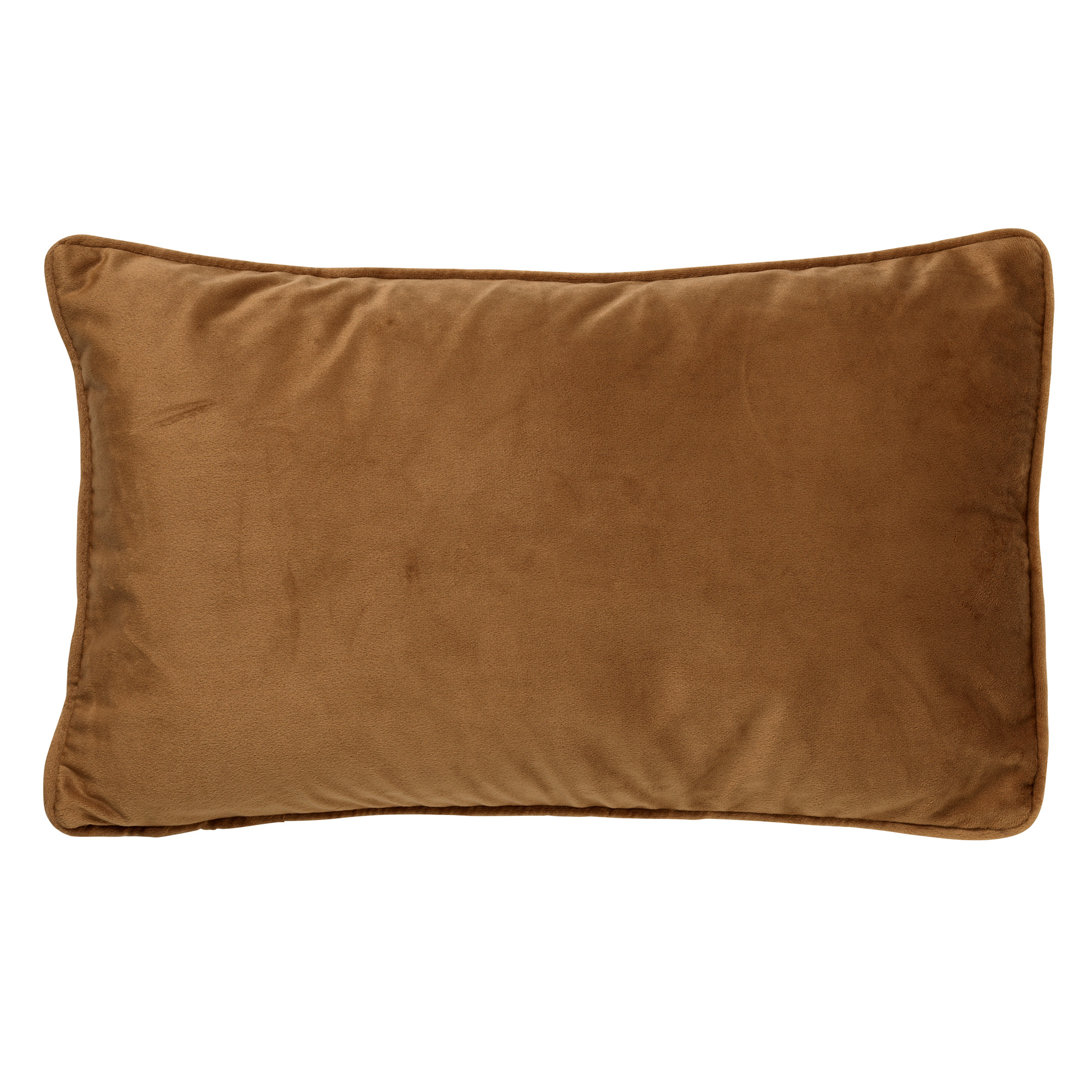 FINN - Kussenhoes 30x50 cm - velvet - lendekussen - Tobacco Brown - bruin